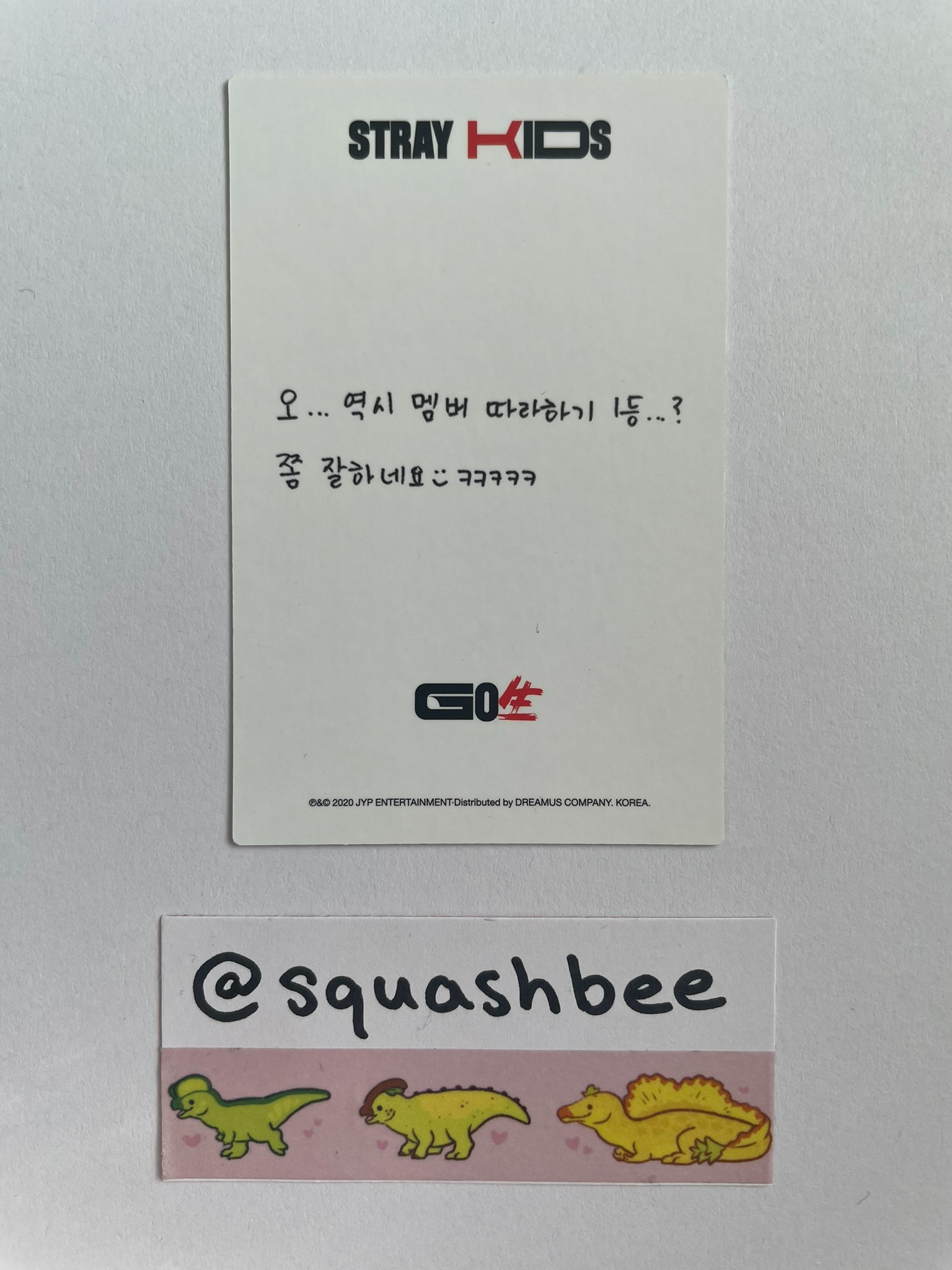 Stray Kids Bang Chan Stray Kids - Bang Chan - GO生 Album album photocard on track version listing photo 2