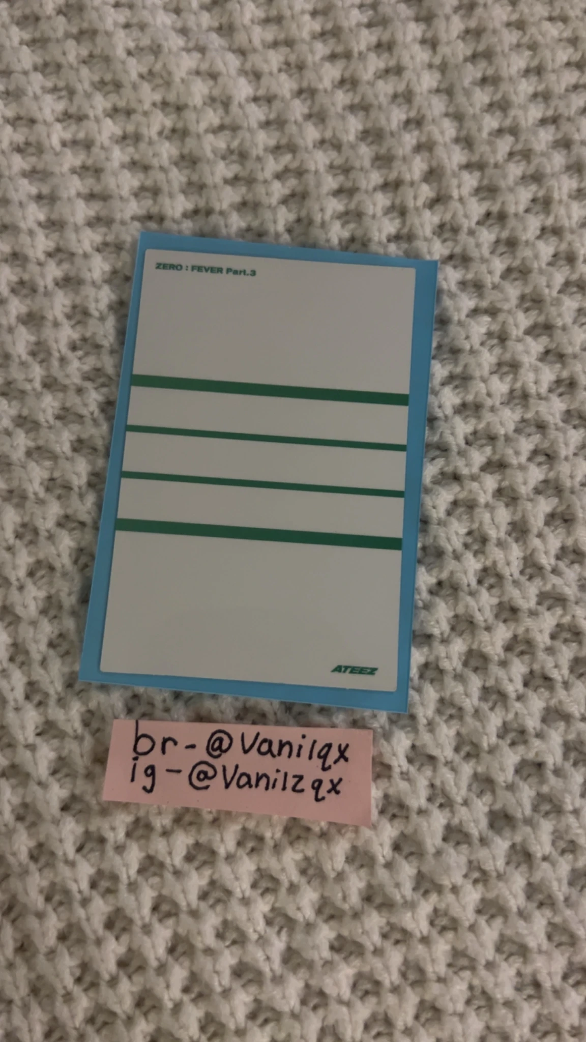 ATEEZ Yunho ATEEZ - Yunho - ZERO : FEVER Part.3 Album album photocard A version limited version listing photo 2