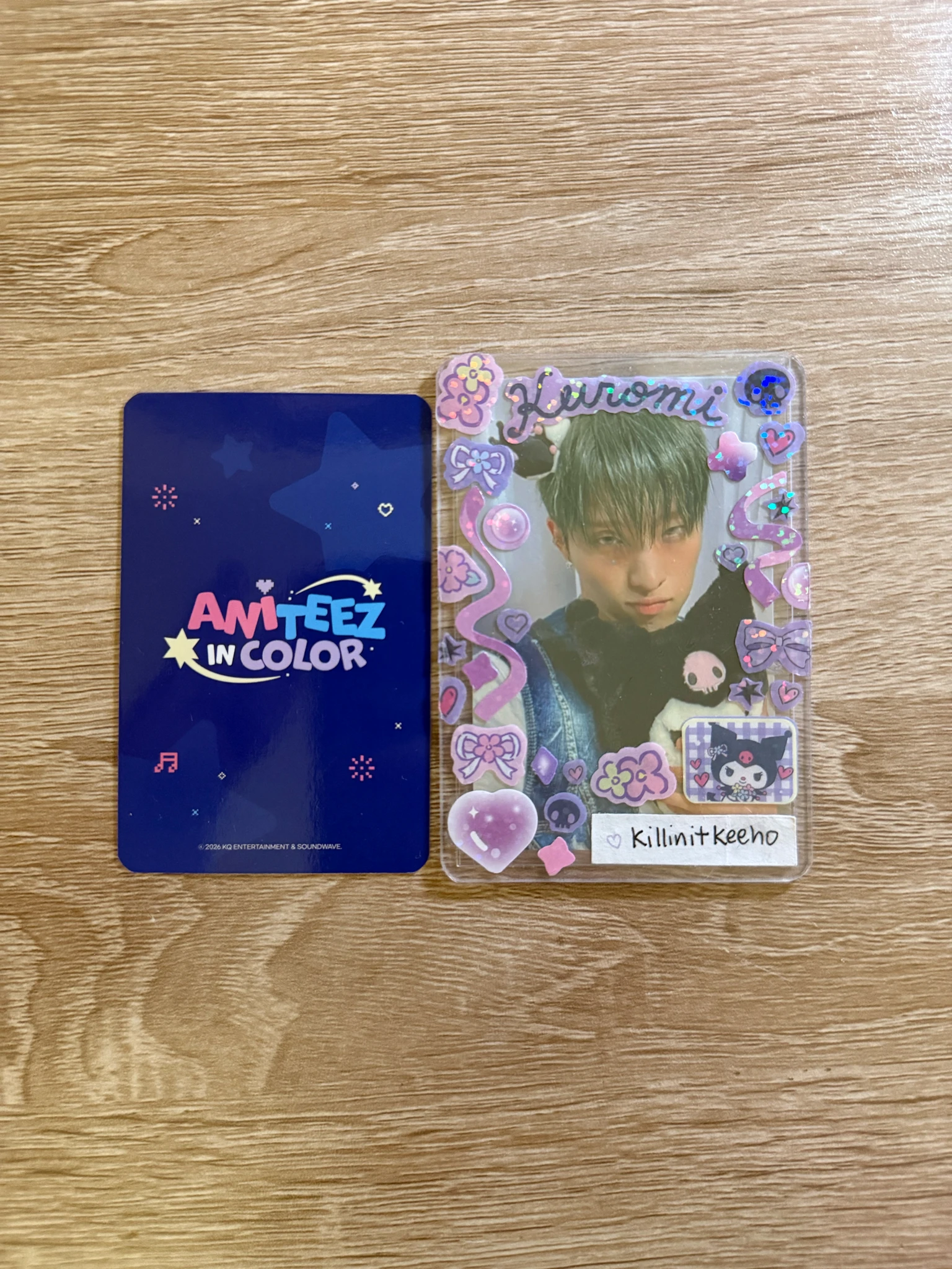 ATEEZ ATEEZ - Wooyoung & Yeosang - ANITEEZ IN COLOR Other trading card listing photo 2