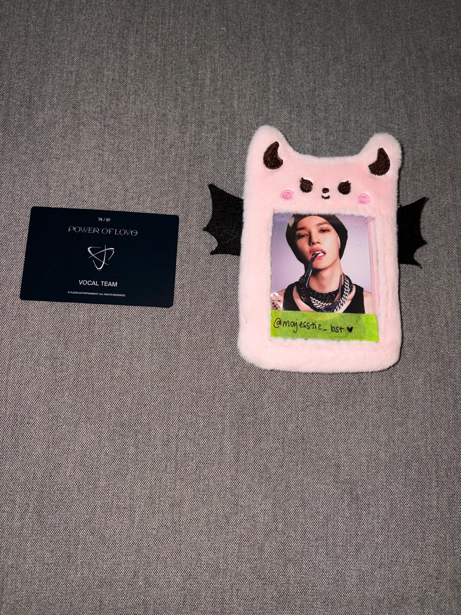 SEVENTEEN SEVENTEEN - Joshua & Jeonghan & DK - [POWER OF LOVE] ONLINE CONCERT Event trading card listing photo 2