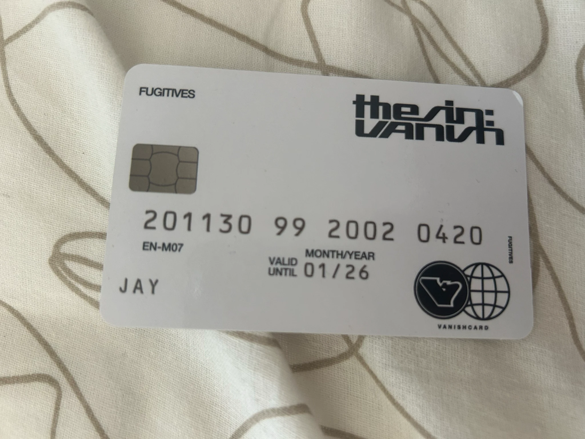 ENHYPEN Jay ENHYPEN - Jay - THE SIN: VANISH Album album photocard korean album fugitives version listing photo 2