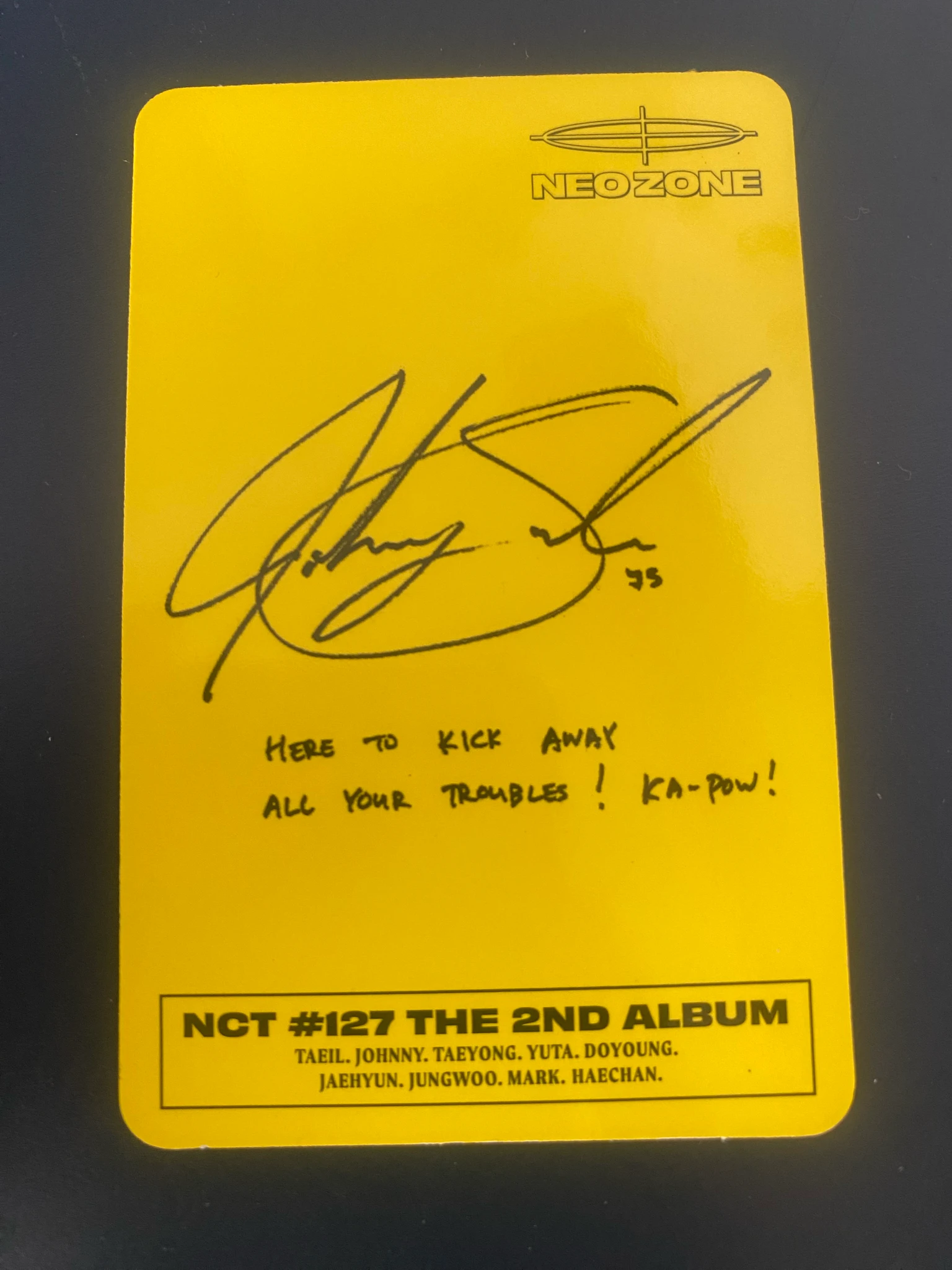 NCT 127 Johnny NCT 127 - Johnny  - Neo Zone Album listing photo 2