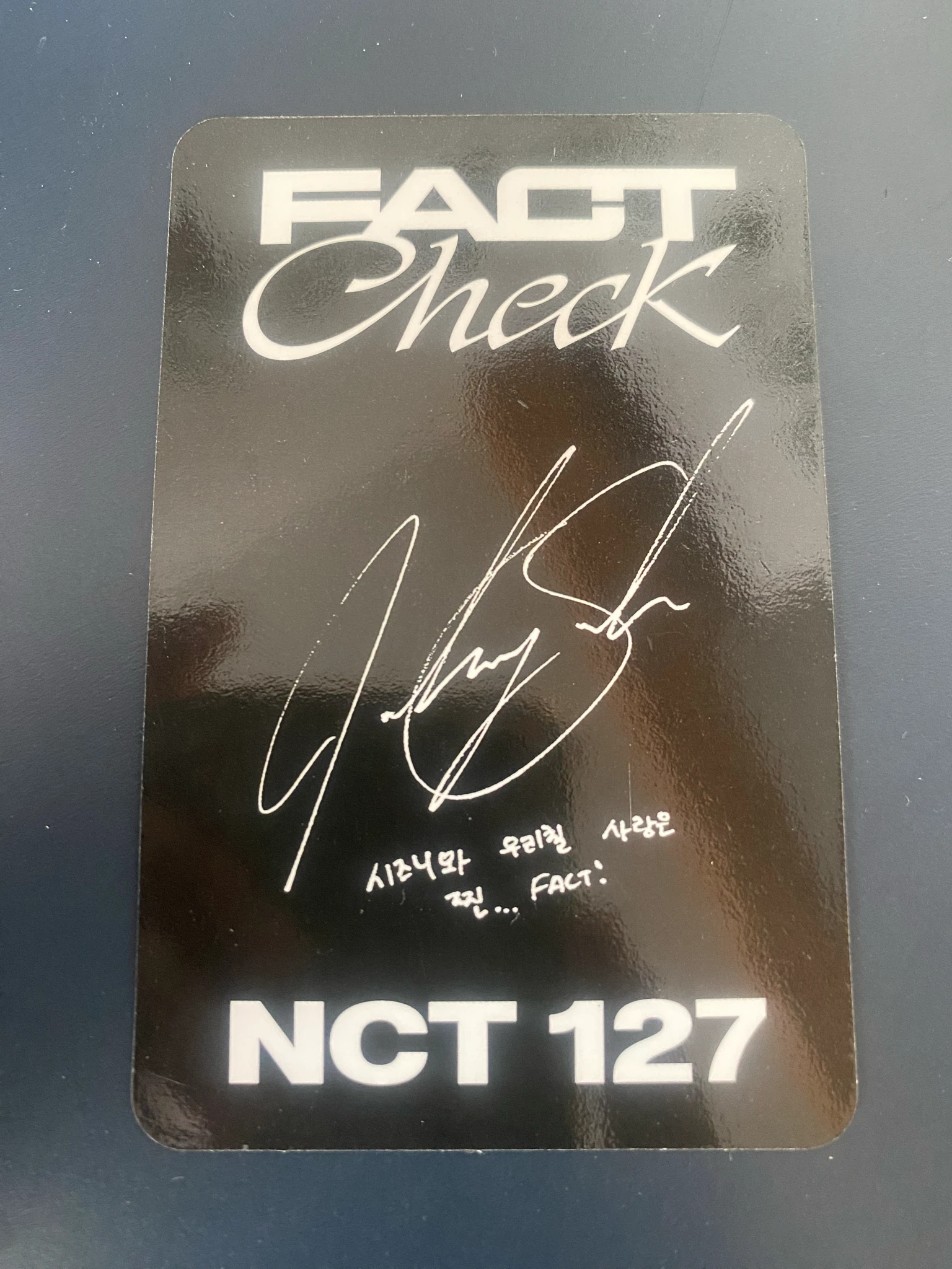 NCT 127 Johnny NCT 127 - Johnny - Fact Check Album listing photo 2