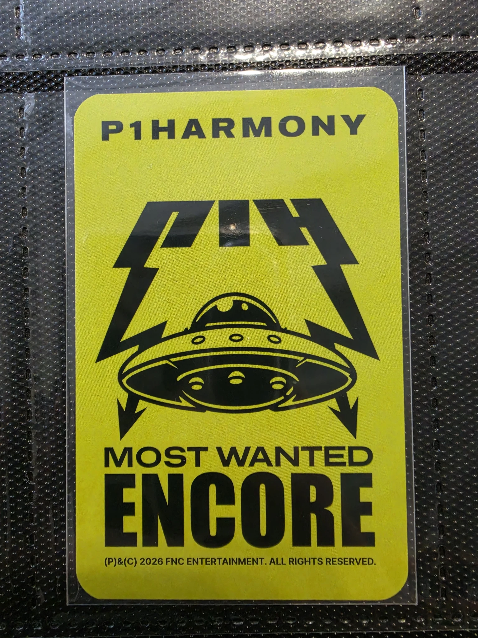 P1Harmony Jongseob P1Harmony - Jongseob - 2025 P1Harmony LIVE TOUR [P1ustage H : MOST WANTED] Event seoul encore tour merch merch photocard trading card holographic (hologram) special version listing photo 2