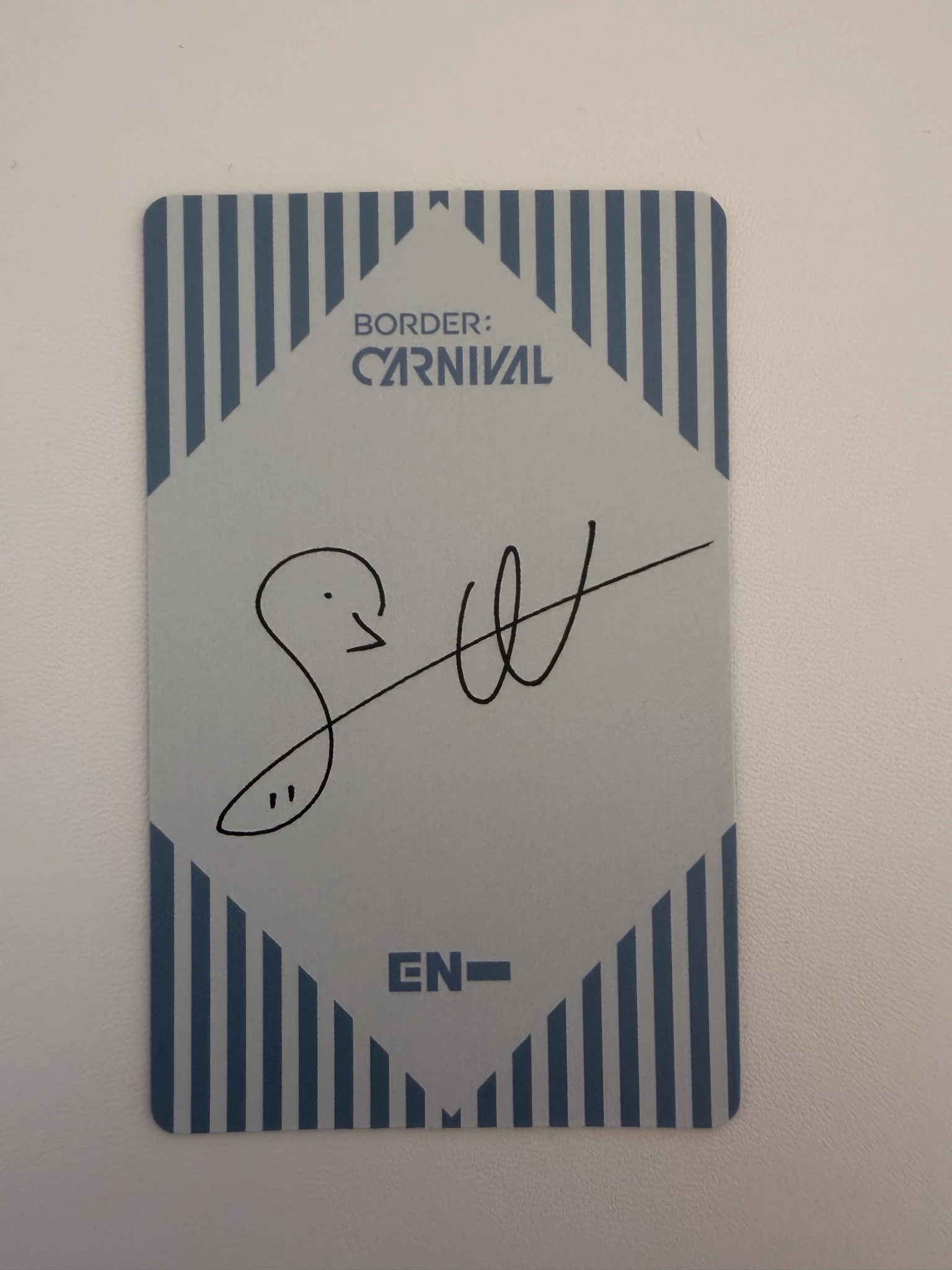 ENHYPEN Sunoo ENHYPEN - Sunoo - BORDER: CARNIVAL Album album photocard korean album down version lenticular listing photo 2