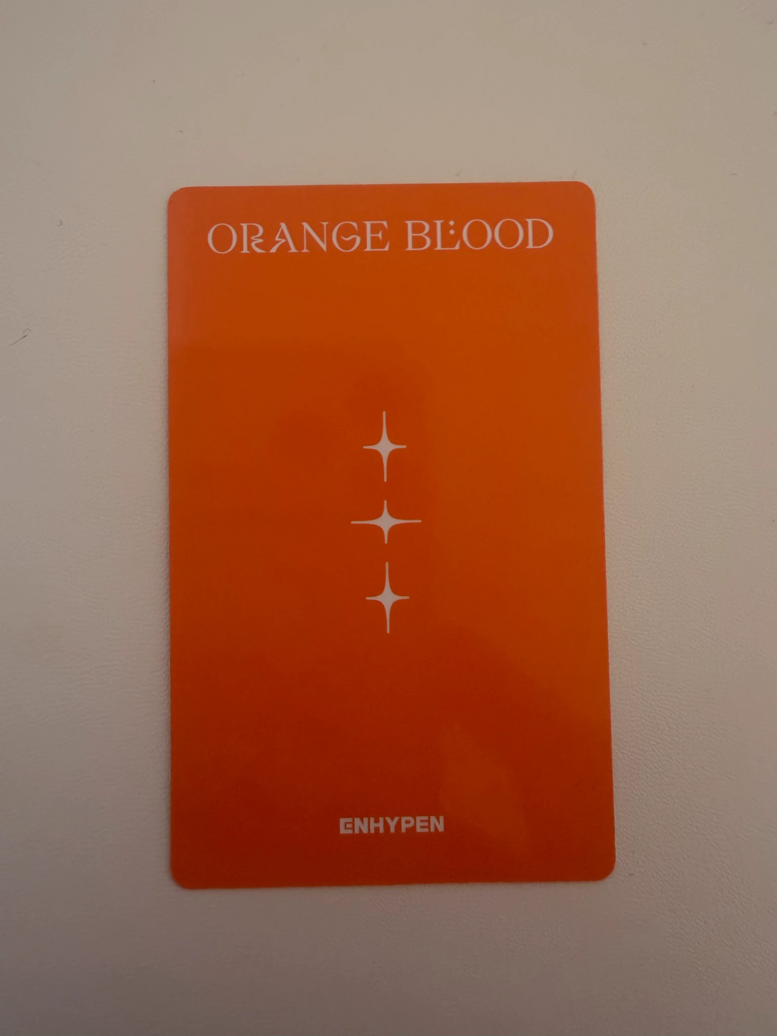 ENHYPEN Sunoo ENHYPEN - Sunoo - ORANGE BLOOD Album weverse album version korean album album photocard listing photo 2