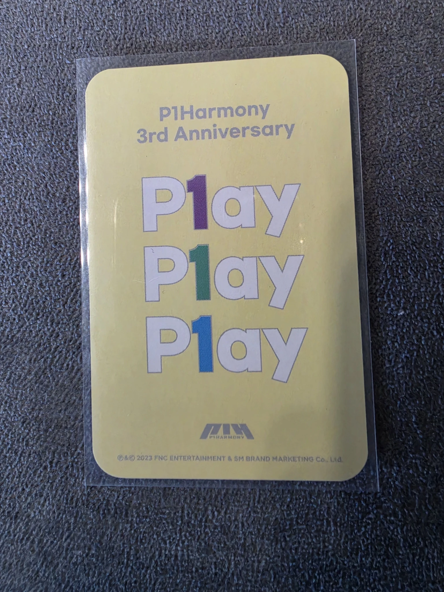 P1Harmony Intak P1Harmony - Intak - P1ayP1ayP1ay-3rd Anniversary POP-UP STORE  Event merch photocard listing photo 2