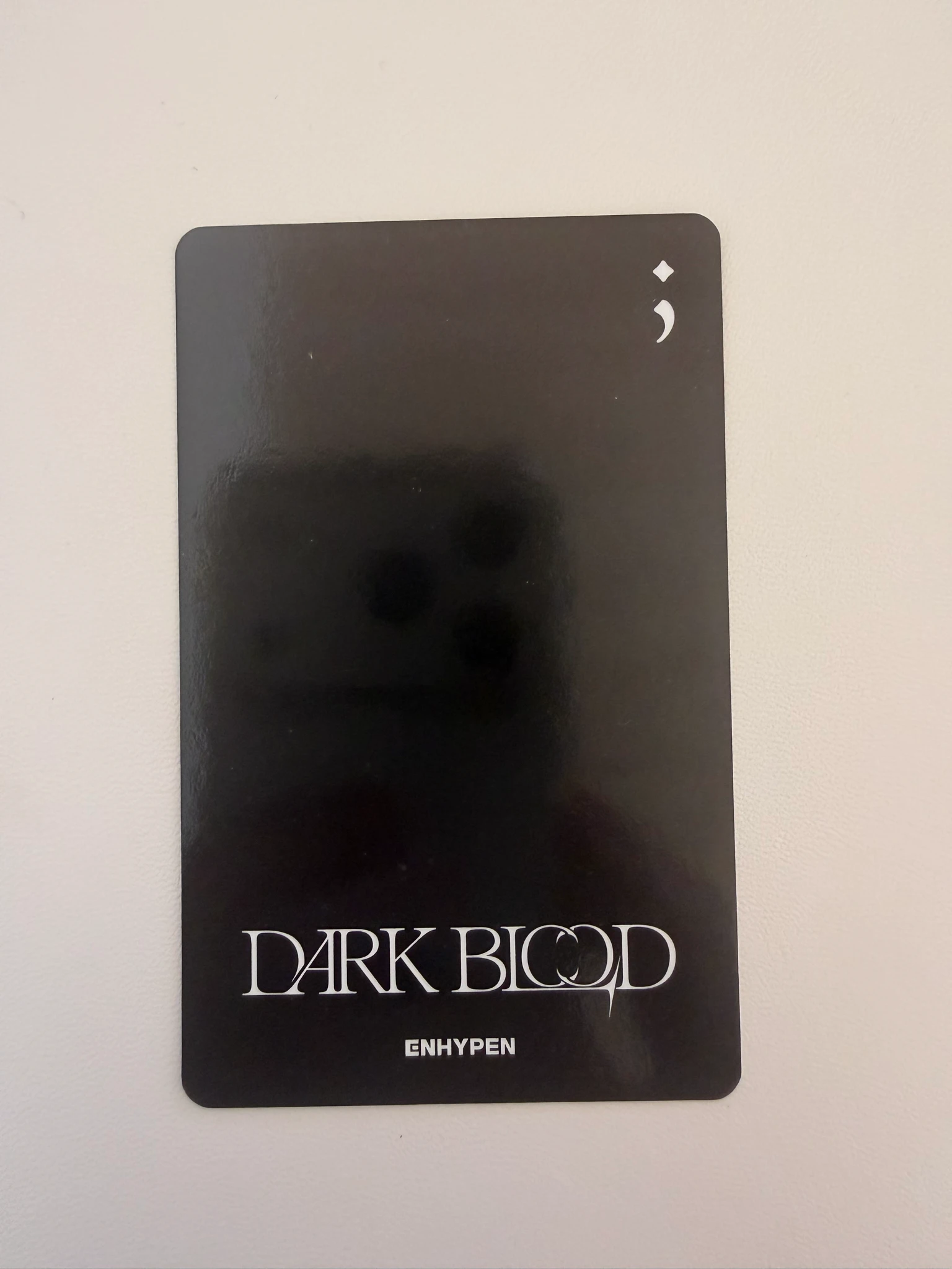 ENHYPEN Ni-ki ENHYPEN - Ni-ki - DARK BLOOD Album music korea pre-order benefit (pob) holographic (hologram) listing photo 2