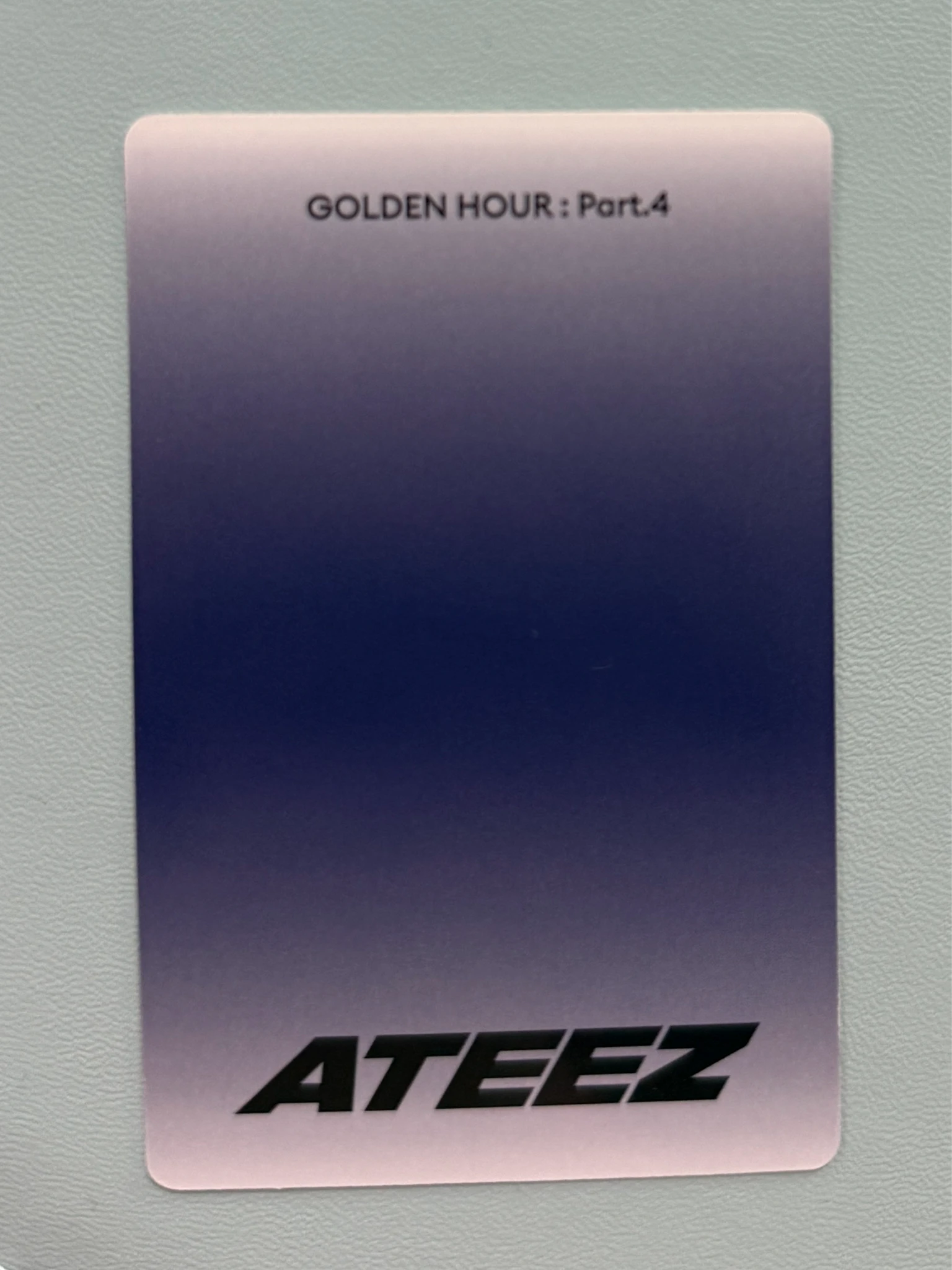 ATEEZ Seonghwa ATEEZ - Seonghwa - Golden Hour : Part.4 Album album photocard poca album listing photo 2