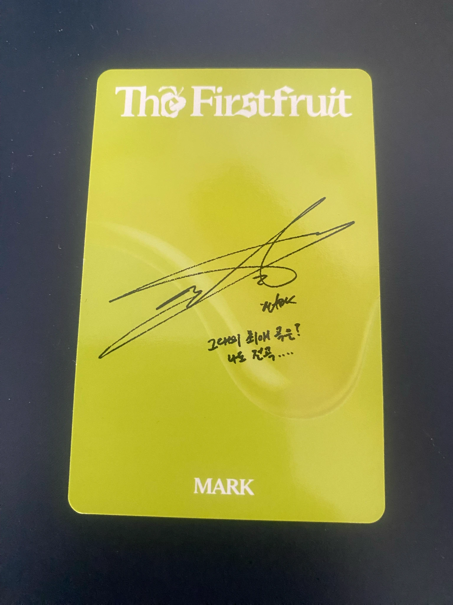 Mark Lee Mark NCT - Mark - The Firstfruit Album first juice ver. listing photo 2