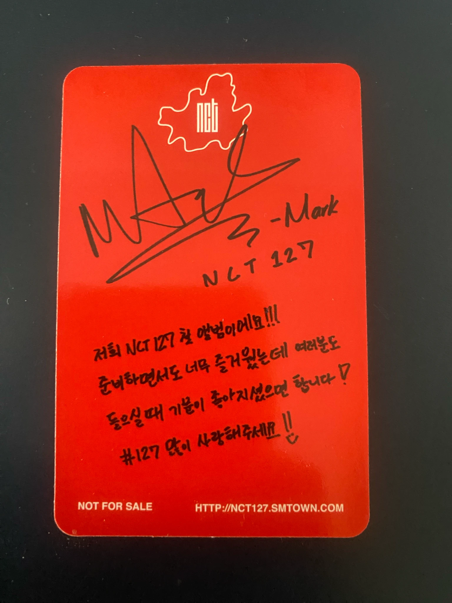 NCT 127 Mark NCT 127 - Mark  - NCT #127 Album listing photo 2