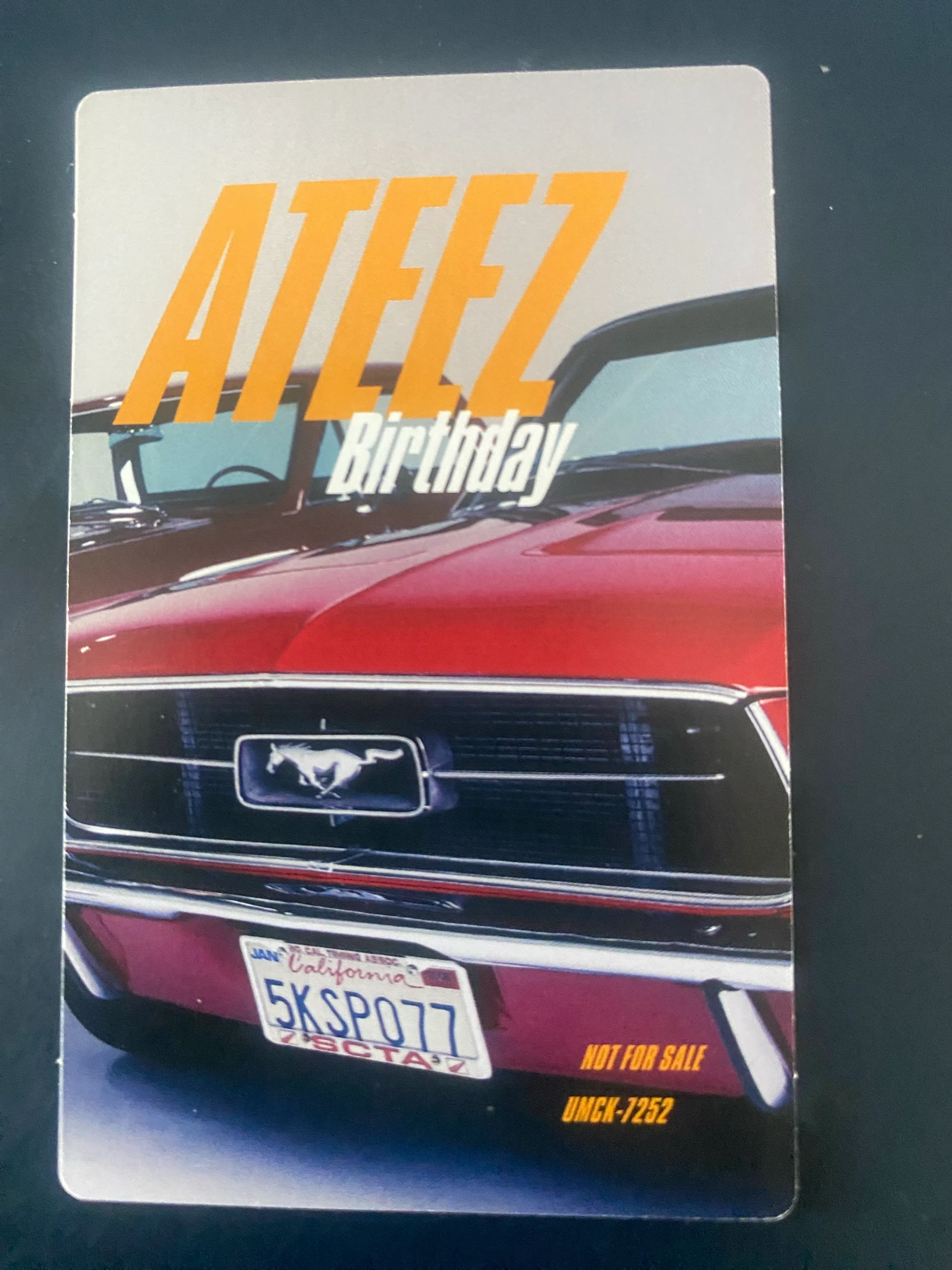 ATEEZ Wooyoung ATEEZ - Wooyoung - Birthday Album flash price version japanese album listing photo 2