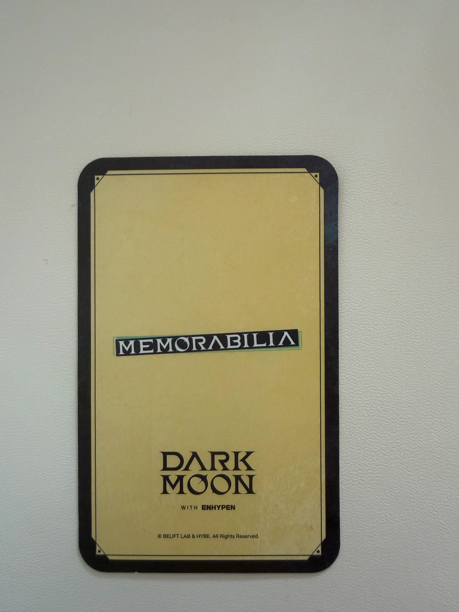 ENHYPEN Jungwon ENHYPEN - Jungwon - MEMORABILIA Album album photocard character card moon ver. listing photo 2
