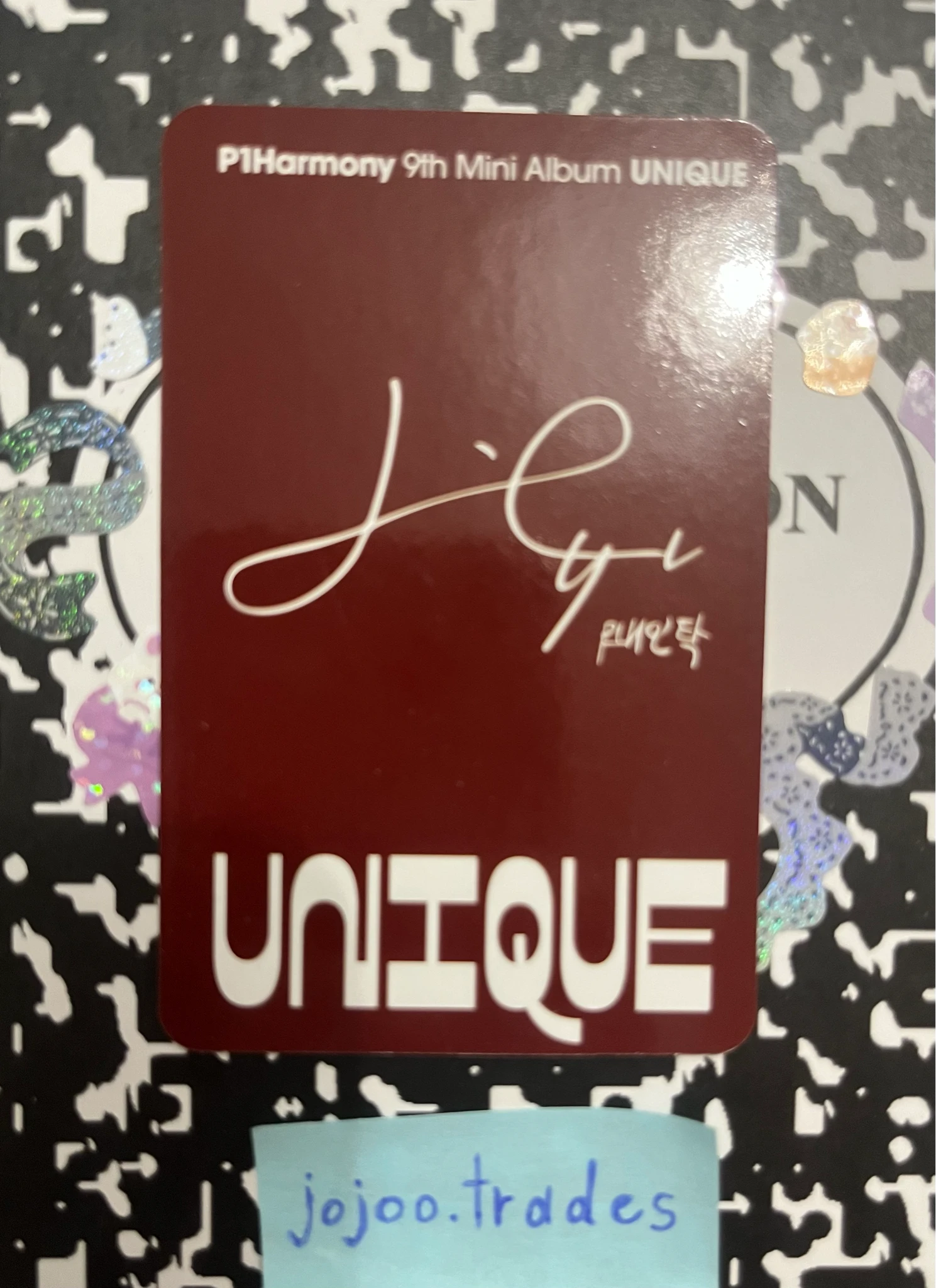 P1Harmony Intak P1Harmony - Intak - UNIQUE Album album photocard A version listing photo 2