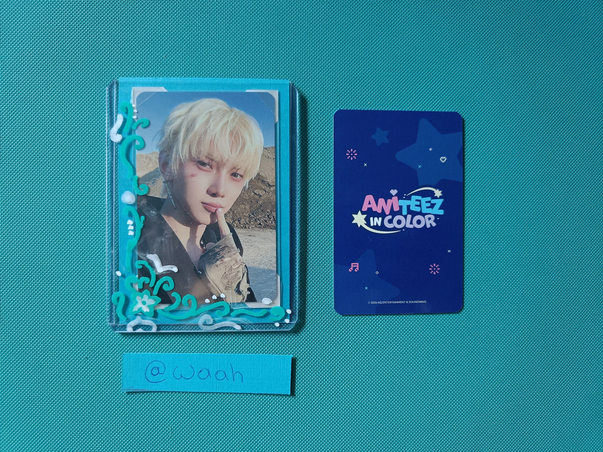 ATEEZ Yeosang ATEEZ - Yeosang - ANITEEZ IN COLOR Other trading card version 4 listing photo 2