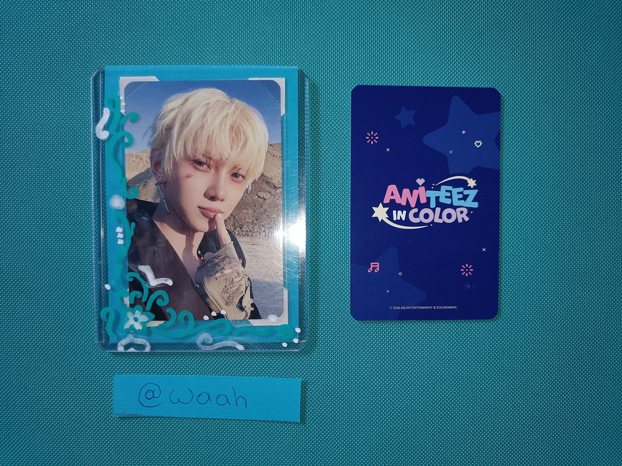 ATEEZ Mingi ATEEZ - Mingi - ANITEEZ IN COLOR Other version 5 trading card listing photo 2