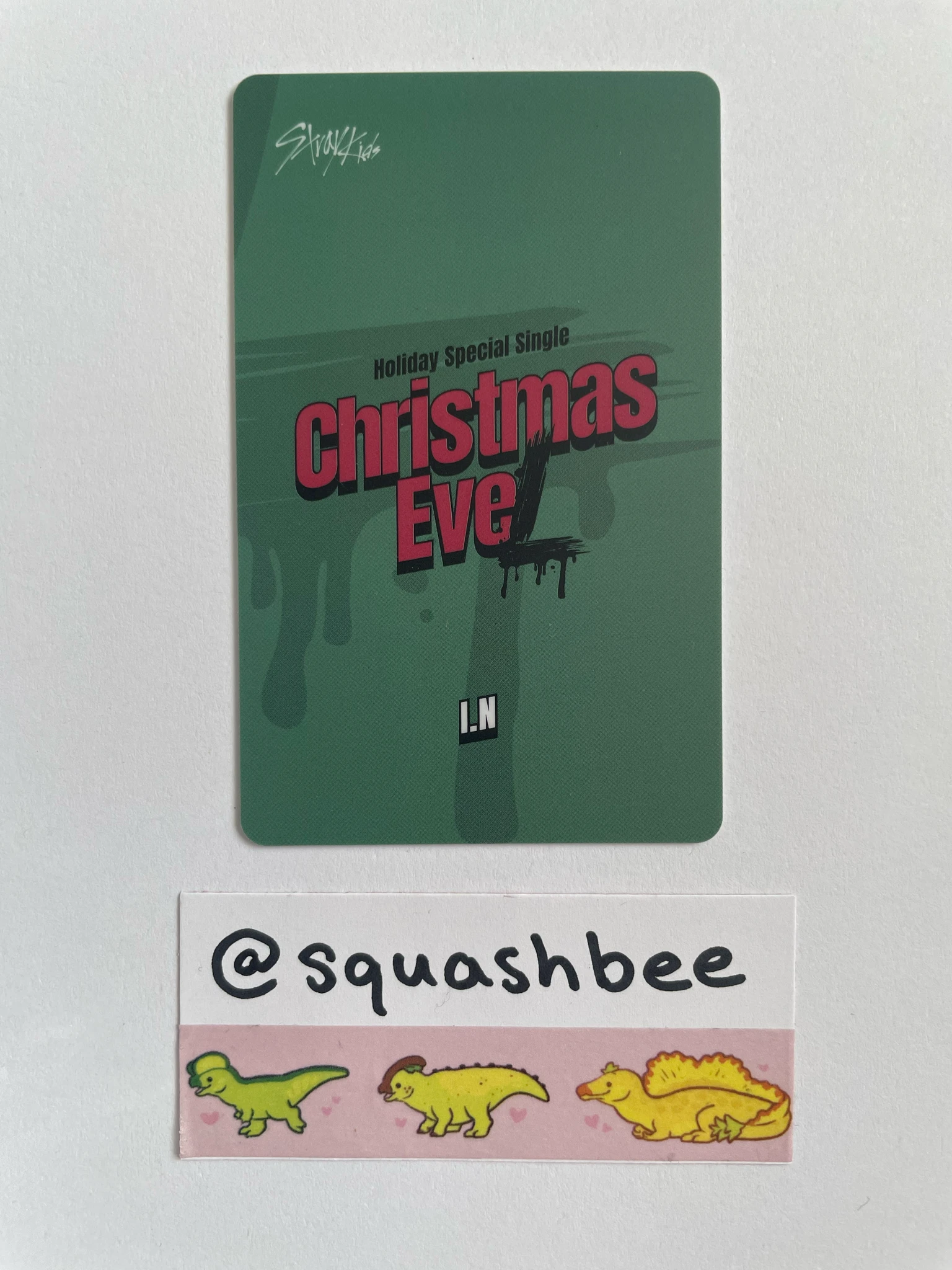 Stray Kids I.N Stray Kids - I.N - Christmas EveL Album pvc card soundwave lucky draw listing photo 2