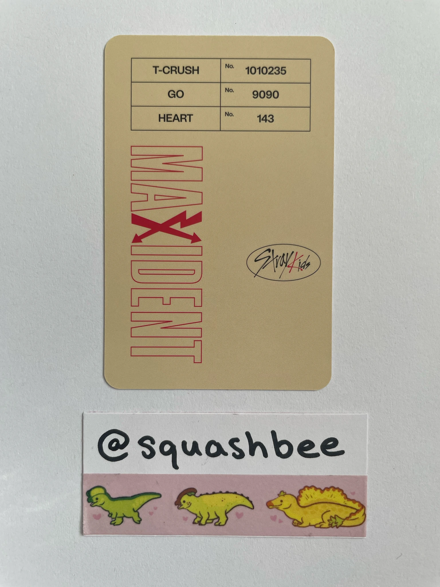 Stray Kids Bang Chan Stray Kids - Bang Chan - Maxident Album album photocard Bang Chan listing photo 2