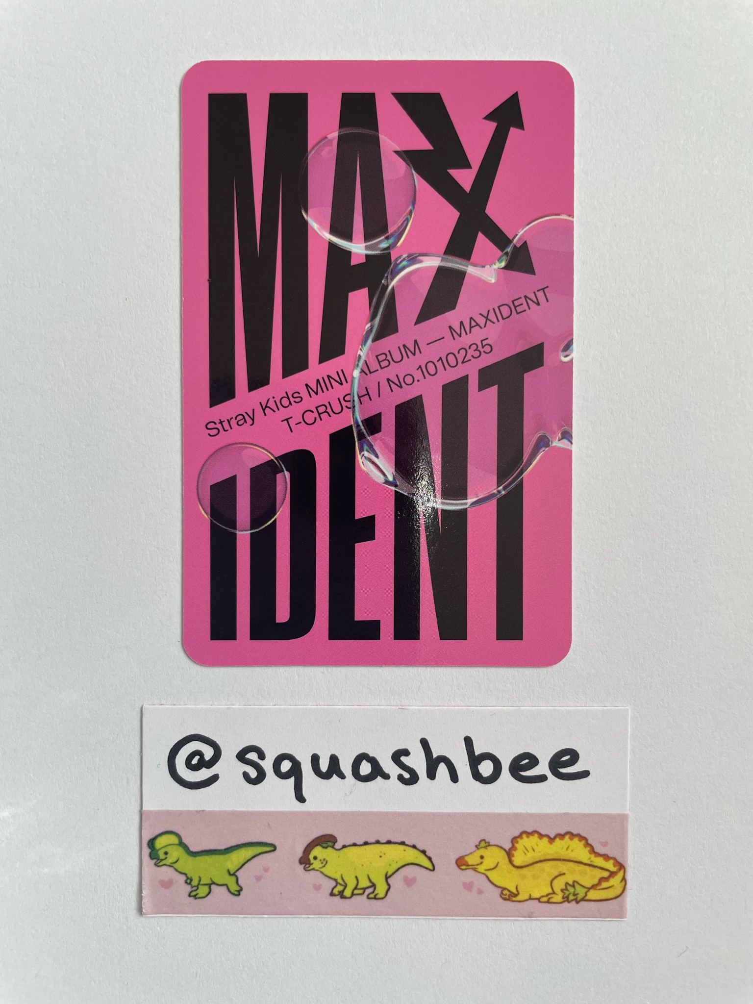 Stray Kids Seungmin Stray Kids - Seungmin - Maxident Album T-Crush Version listing photo 2