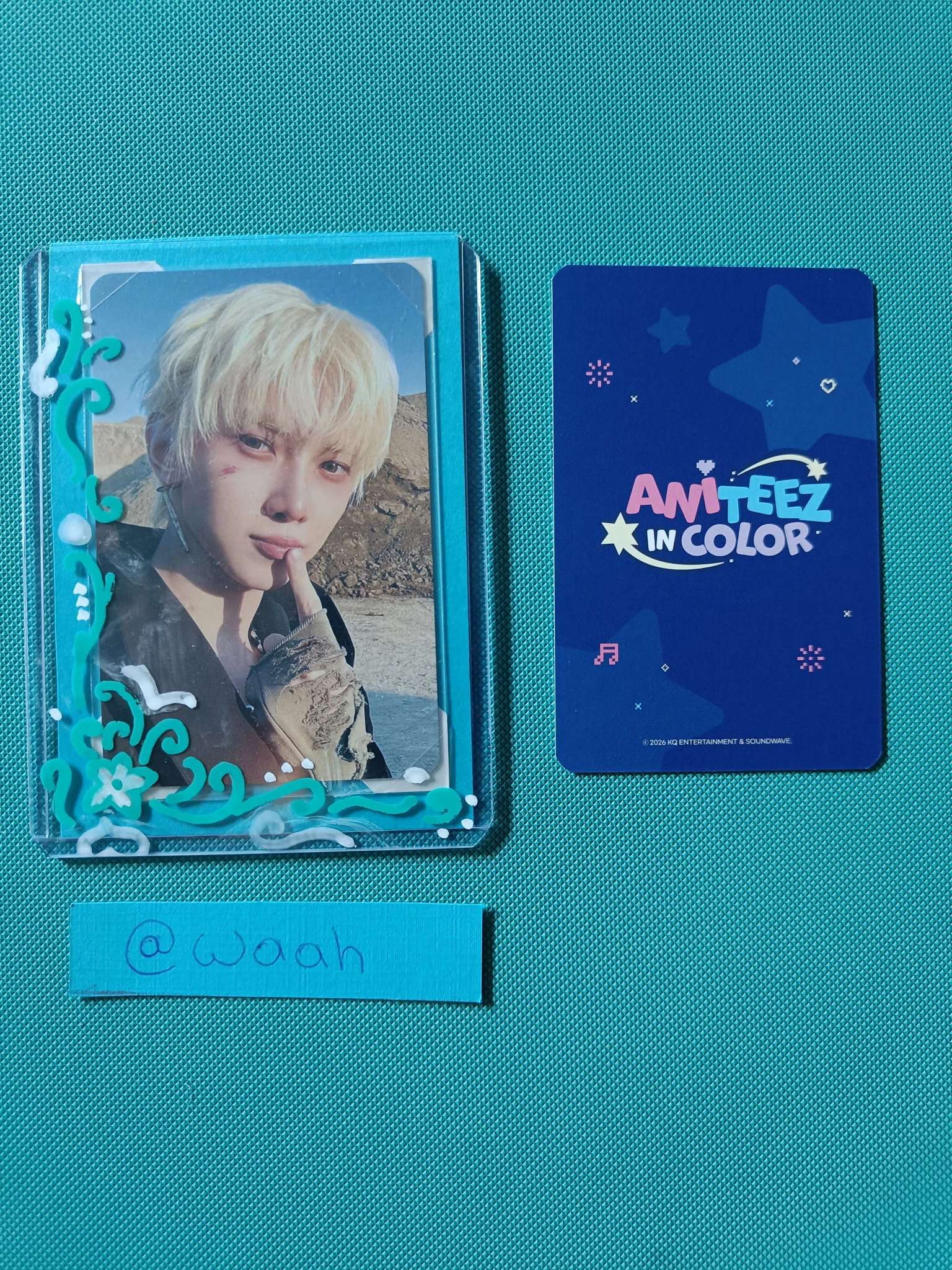 ATEEZ Jongho ATEEZ - Jongho - ANITEEZ IN COLOR Other trading card listing photo 2