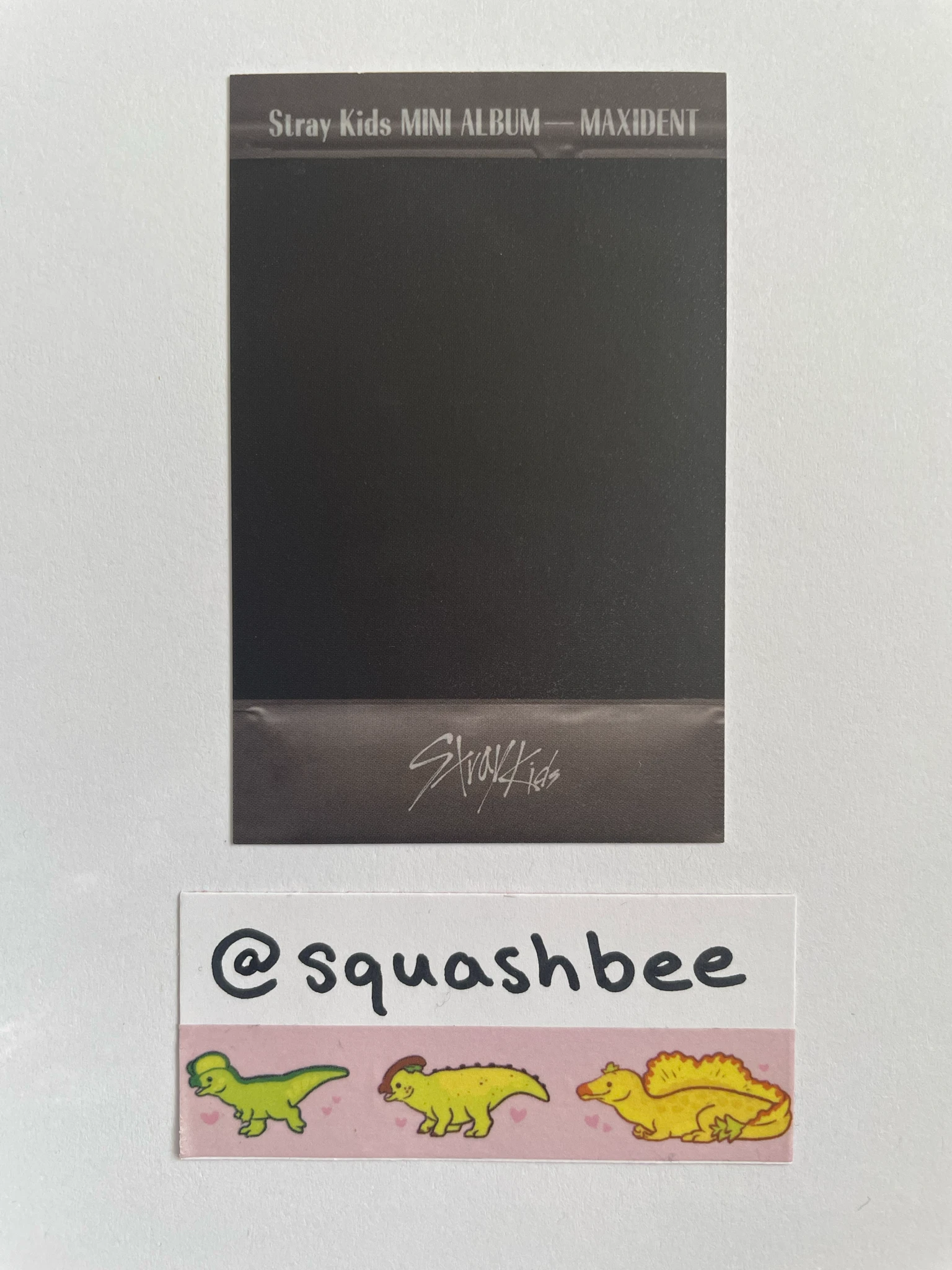 Stray Kids Seungmin Stray Kids - Seungmin - MAXIDENT Album album photocard polaroid first press only standard version limited edition listing photo 2
