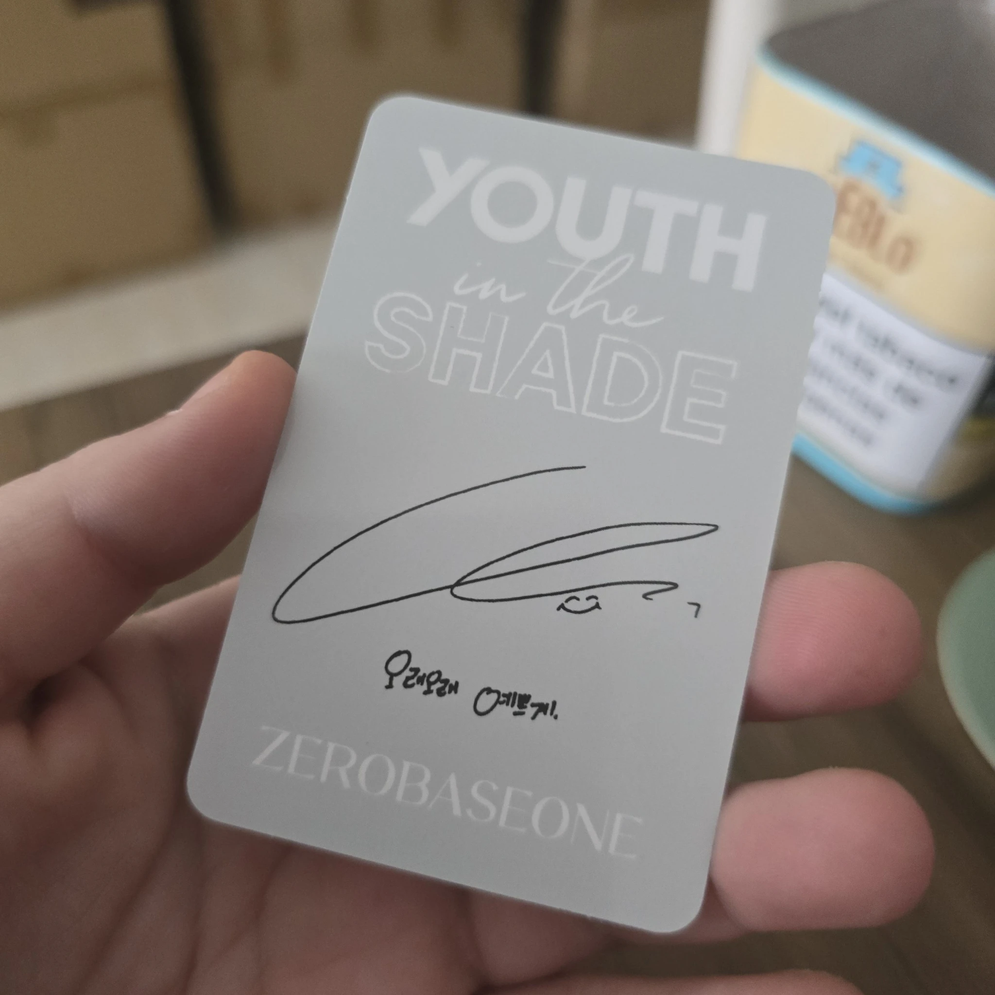 ZEROBASEONE Jiwoong ZEROBASEONE - Jiwoong - Youth in the Shade Album listing photo 2