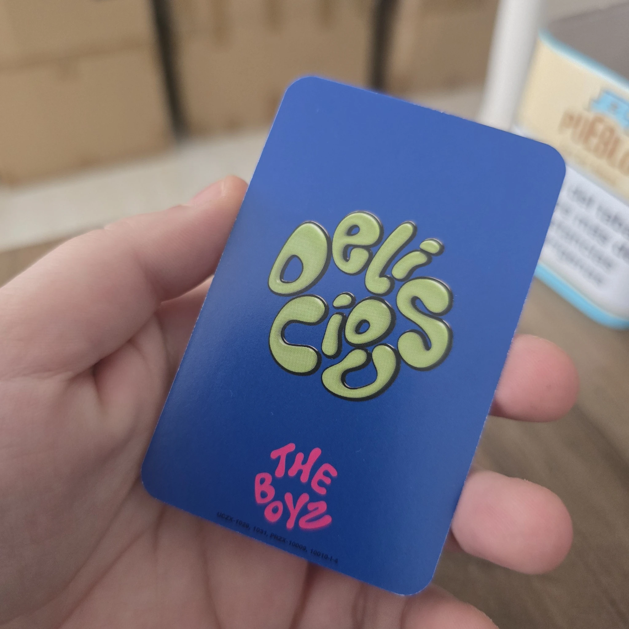 THE BOYZ Q THE BOYZ - Q - Delicious Album sweet version album photocard listing photo 2