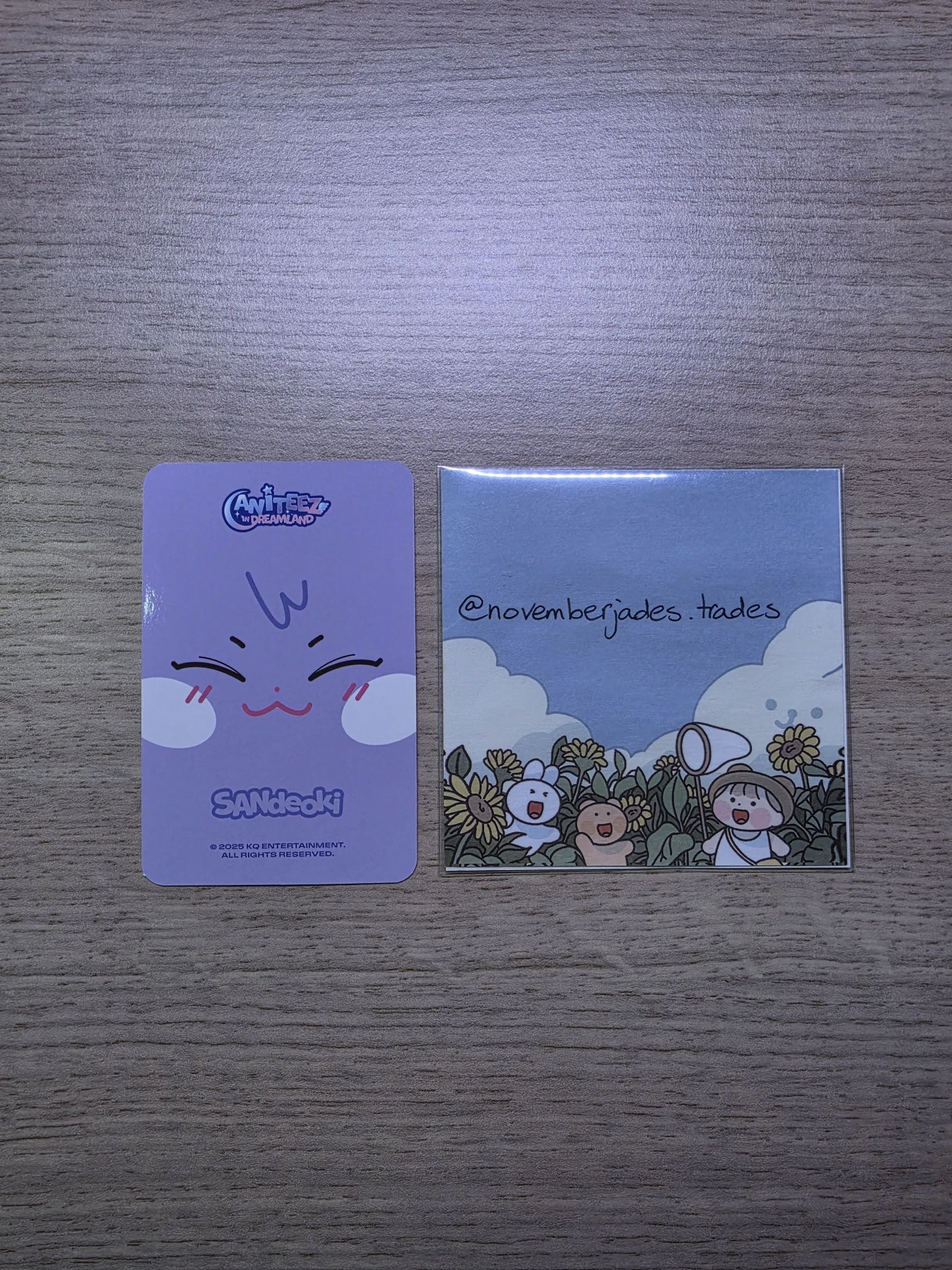 ATEEZ San ATEEZ - San - ANITEEZ IN DREAMLAND Other merch photocard mini face keyring listing photo 2