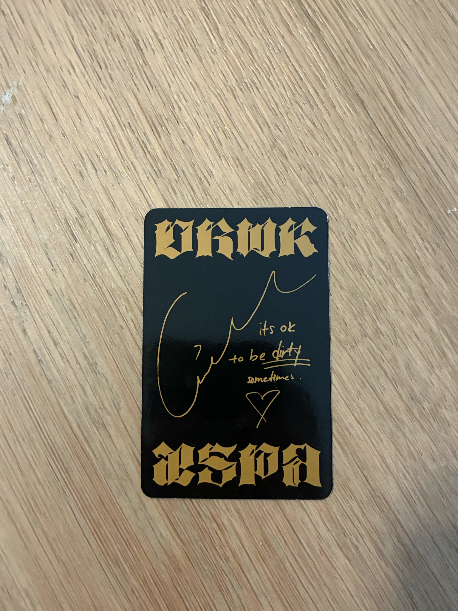 aespa Giselle aespa - Giselle - Dirty Work Album dirty case version target exclusive album photocard listing photo 2