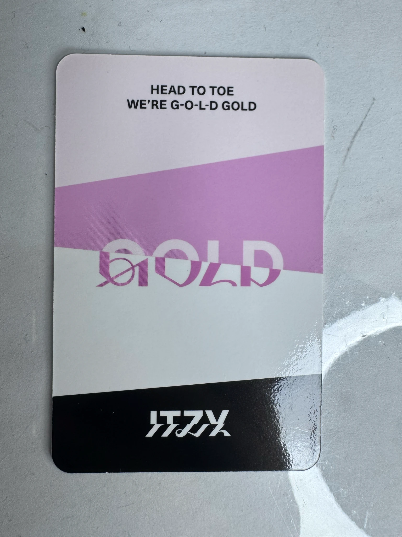 ITZY Chaeryeong ITZY - Chaeryeong - GOLD Album album photocard standard ver. listing photo 2