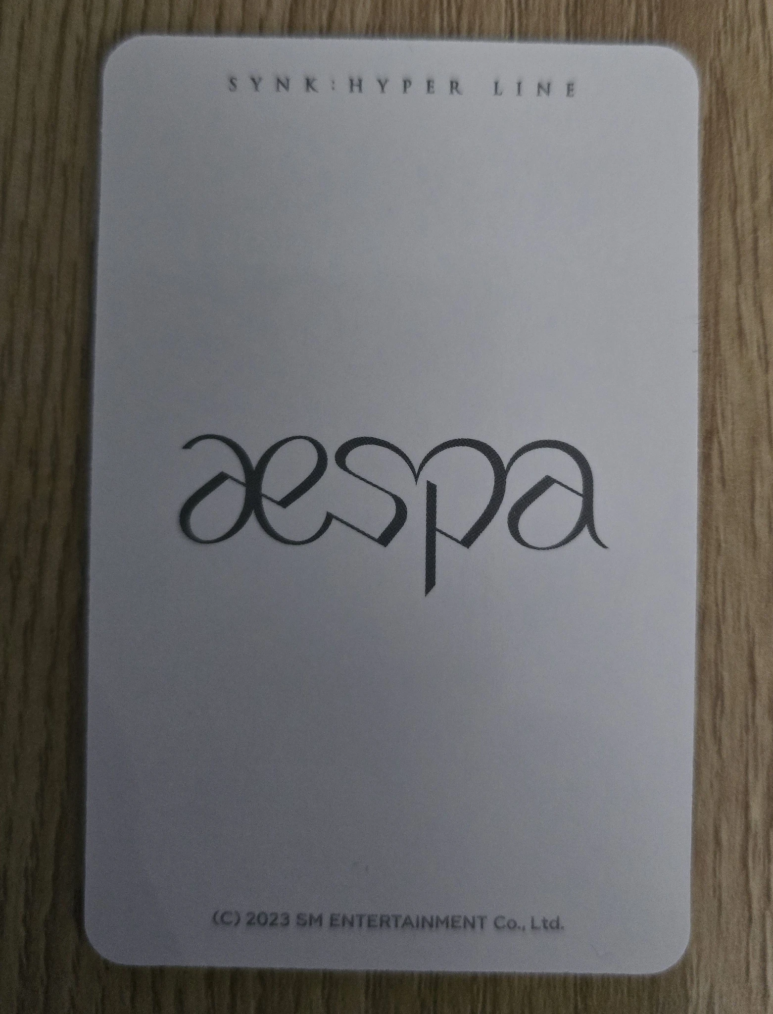 aespa Winter aespa - Winter - SYNK : HYPER LINE Event merch photocard scratch card listing photo 2