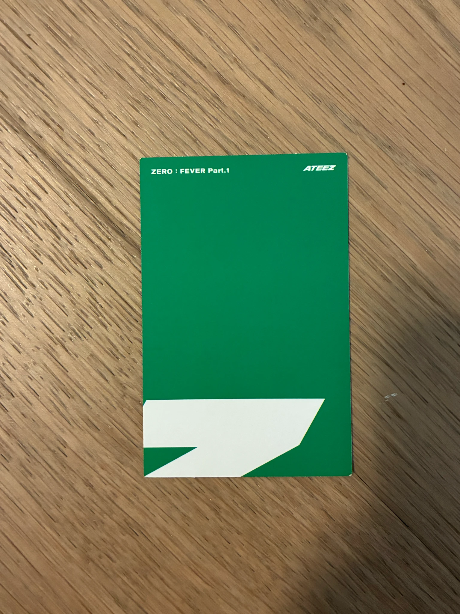 ATEEZ Jongho ATEEZ - Jongho - ZERO : FEVER Part.1 Album album photocard AR B Set Inception Ver. Platform Inception ver. listing photo 2