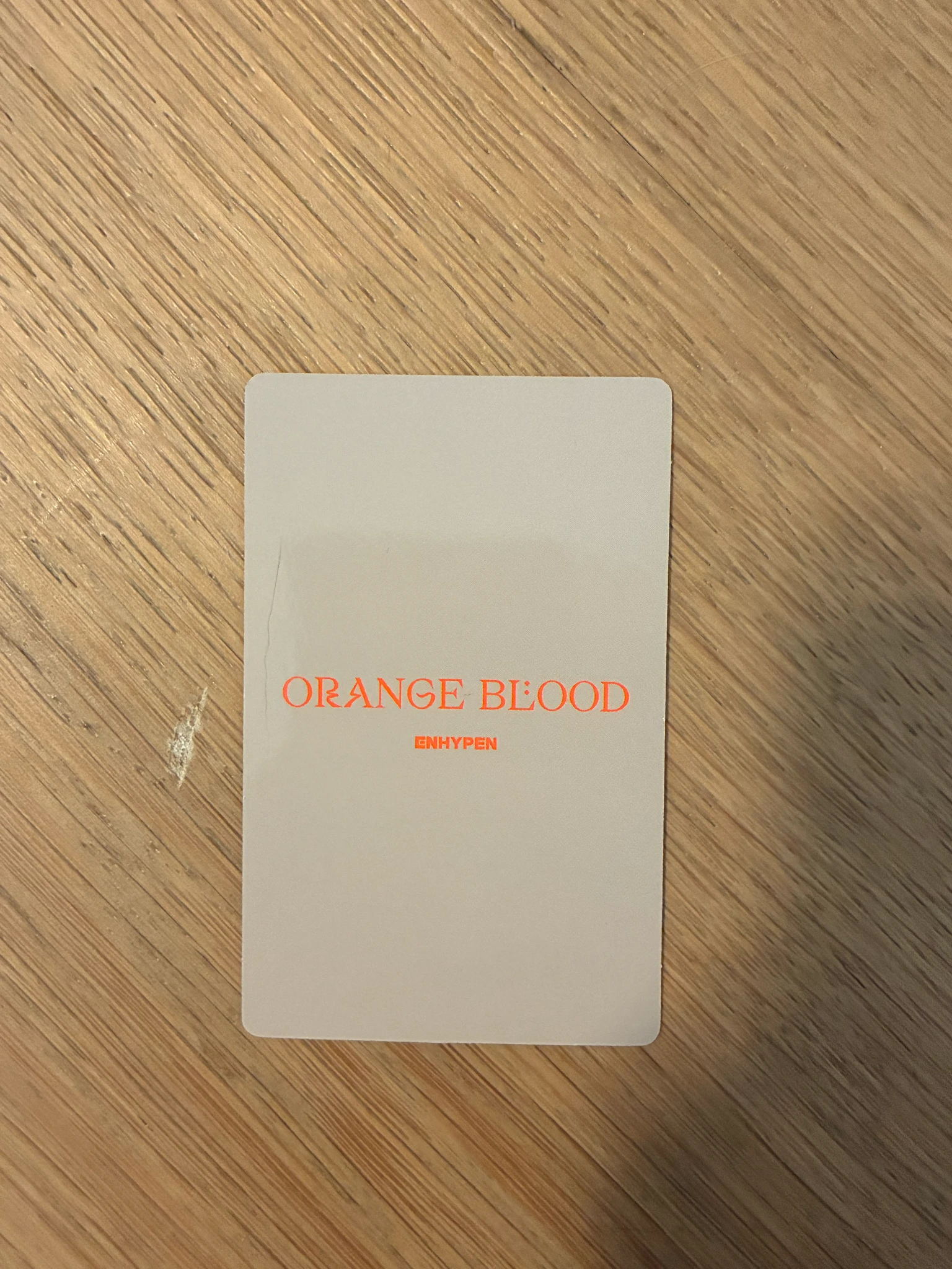 ENHYPEN Jungwon ENHYPEN - Jungwon - ORANGE BLOOD Album korean album album photocard ksana version listing photo 2