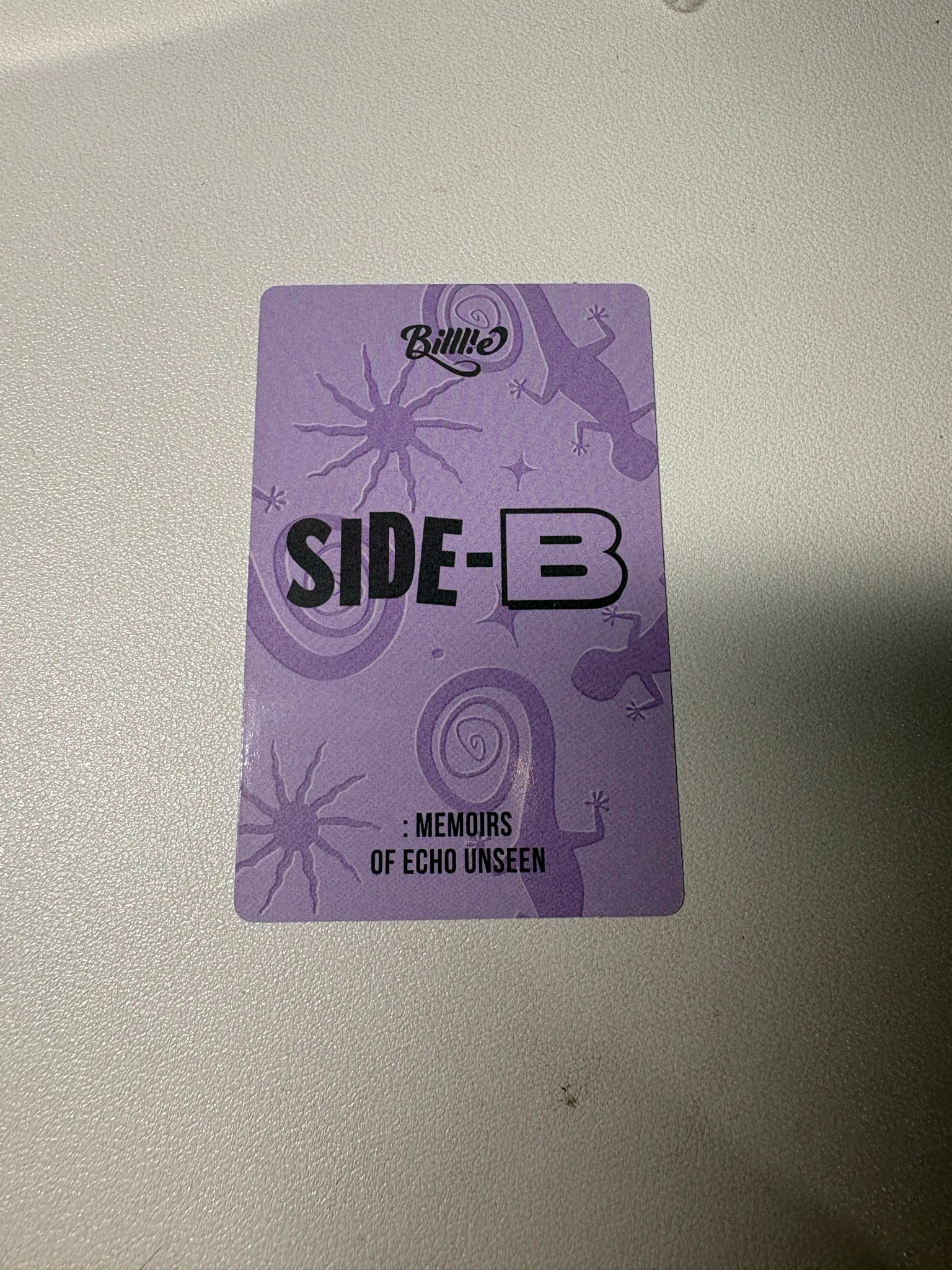 Billlie Siyoon Billlie - Siyoon - side-B : memoirs of echo unseen Album album photocard listing photo 2