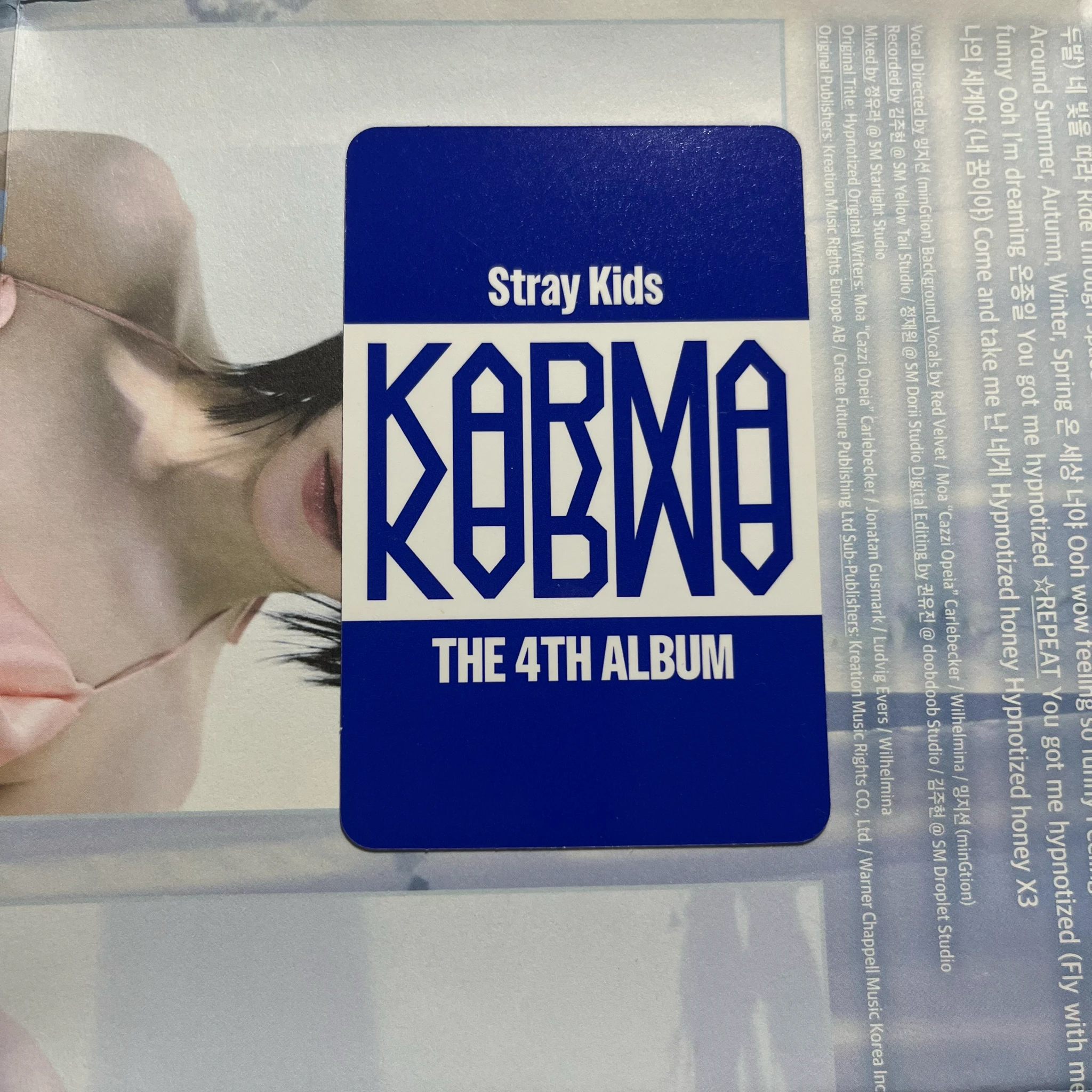 Stray Kids Changbin Stray Kids - Changbin - KARMA Album album photocard accordion version listing photo 2