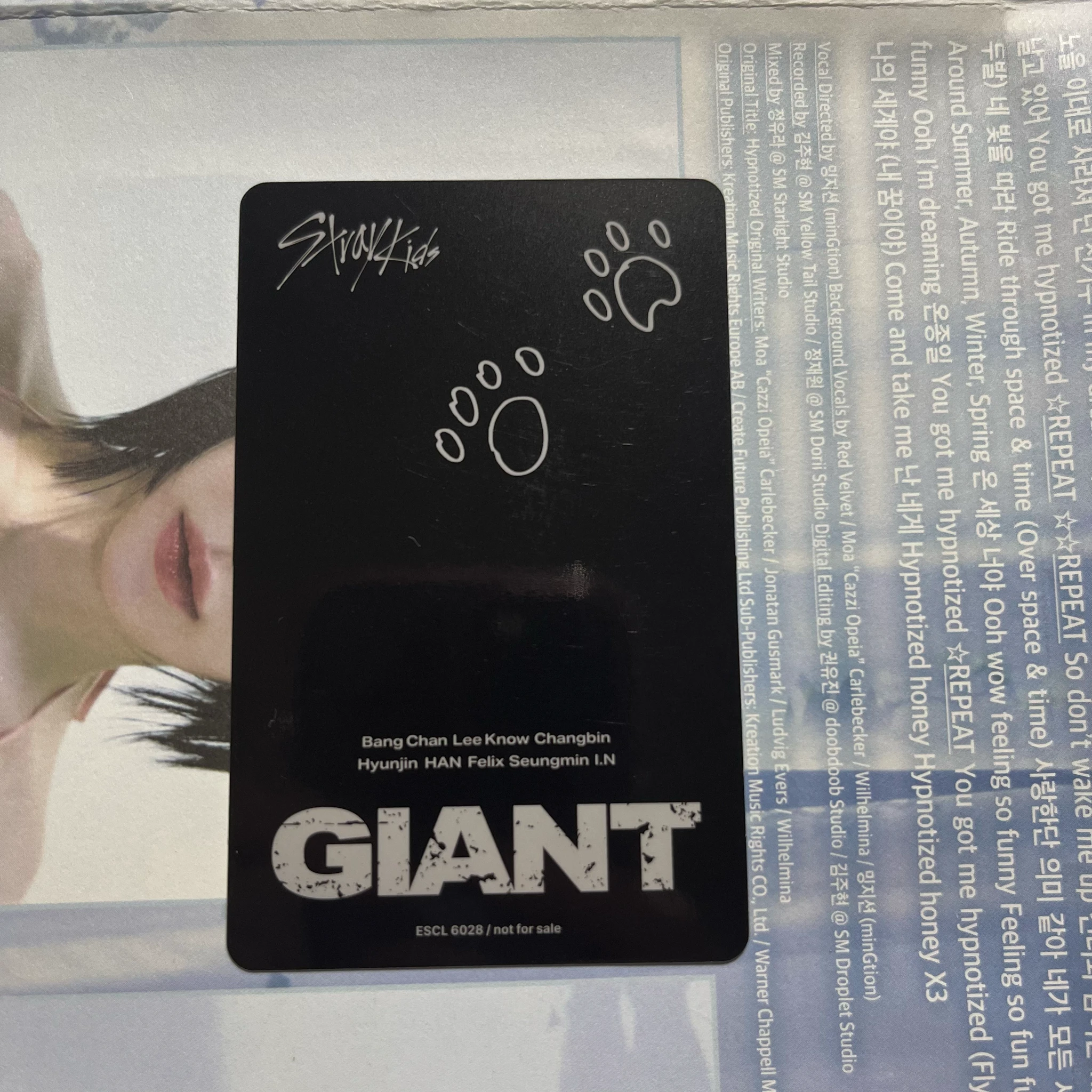 Stray Kids Seungmin Stray Kids - Seungmin - GIANT Album album photocard listing photo 2