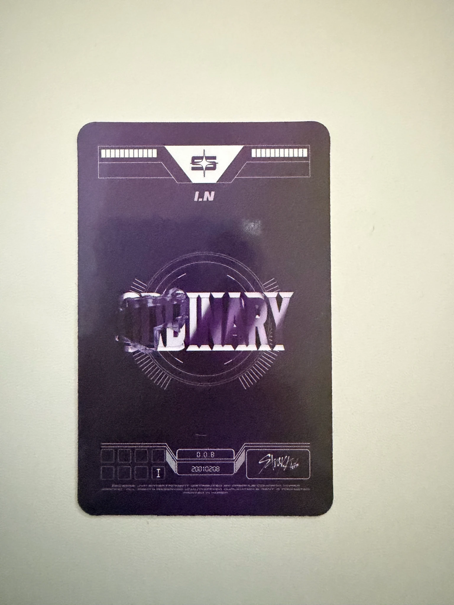 Stray Kids I.N Stray Kids - I.N - Oddinary Album album photocard jewel case version bad image - replace listing photo 2