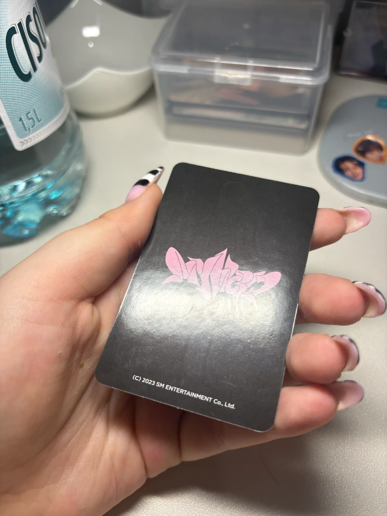 aespa Karina aespa - Karina - My World MD Events (All) Event merch photocard trading card B version listing photo 2