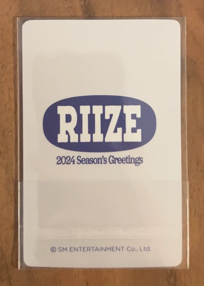 RIIZE  Eunseok RIIZE  - Eunseok - 2024 Season's Greetings Other pob (pre-order benefit) withfans / yizhiyu (yzy) listing photo 2