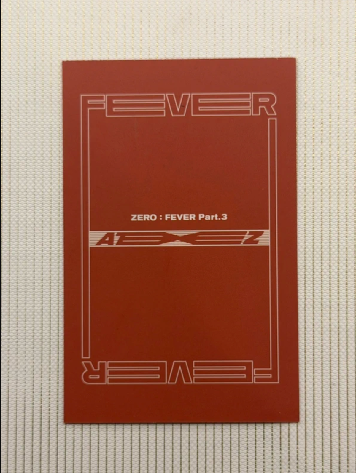 ATEEZ San ATEEZ - San - ZERO : FEVER Part.3 Album listing photo 2