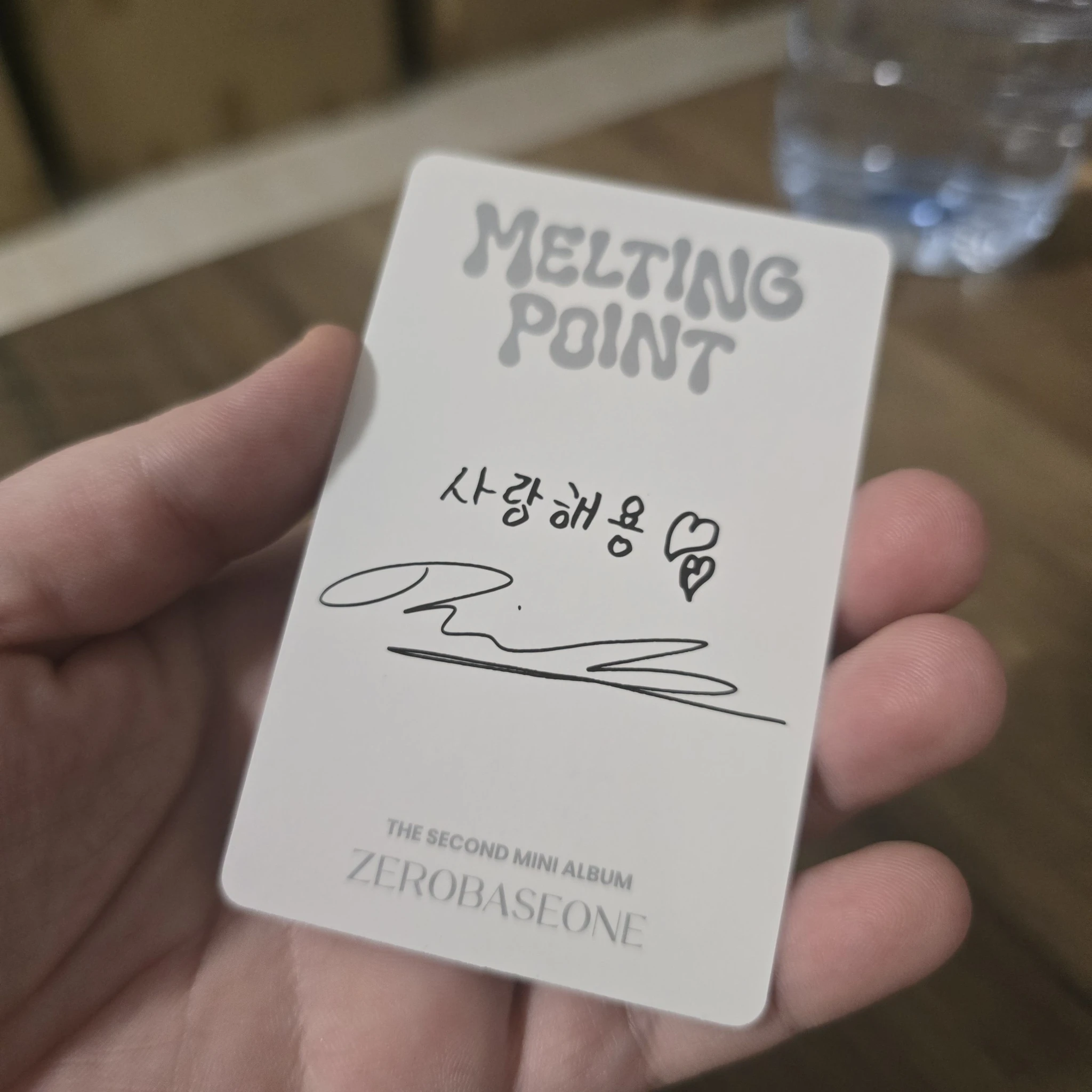 ZEROBASEONE Ricky ZEROBASEONE - Ricky - Melting Point Album album photocard digipack ver. Version 1 listing photo 2