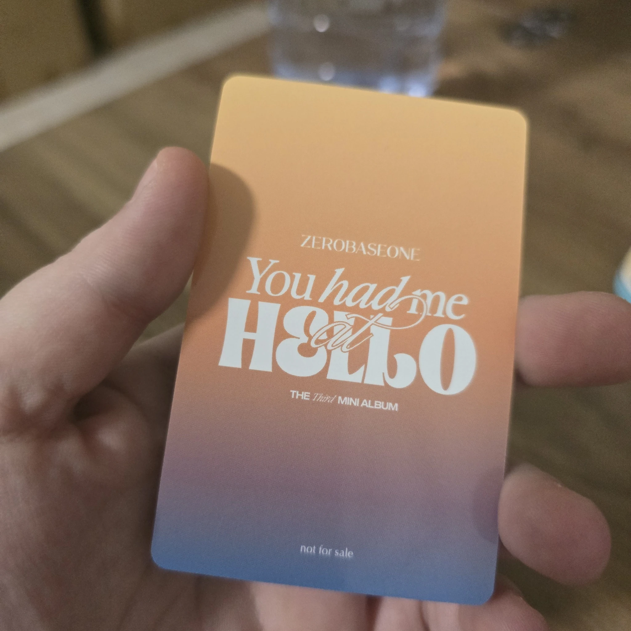 ZEROBASEONE Gunwook ZEROBASEONE - Gunwook - You had me at HELLO Album tower records lucky draw listing photo 2