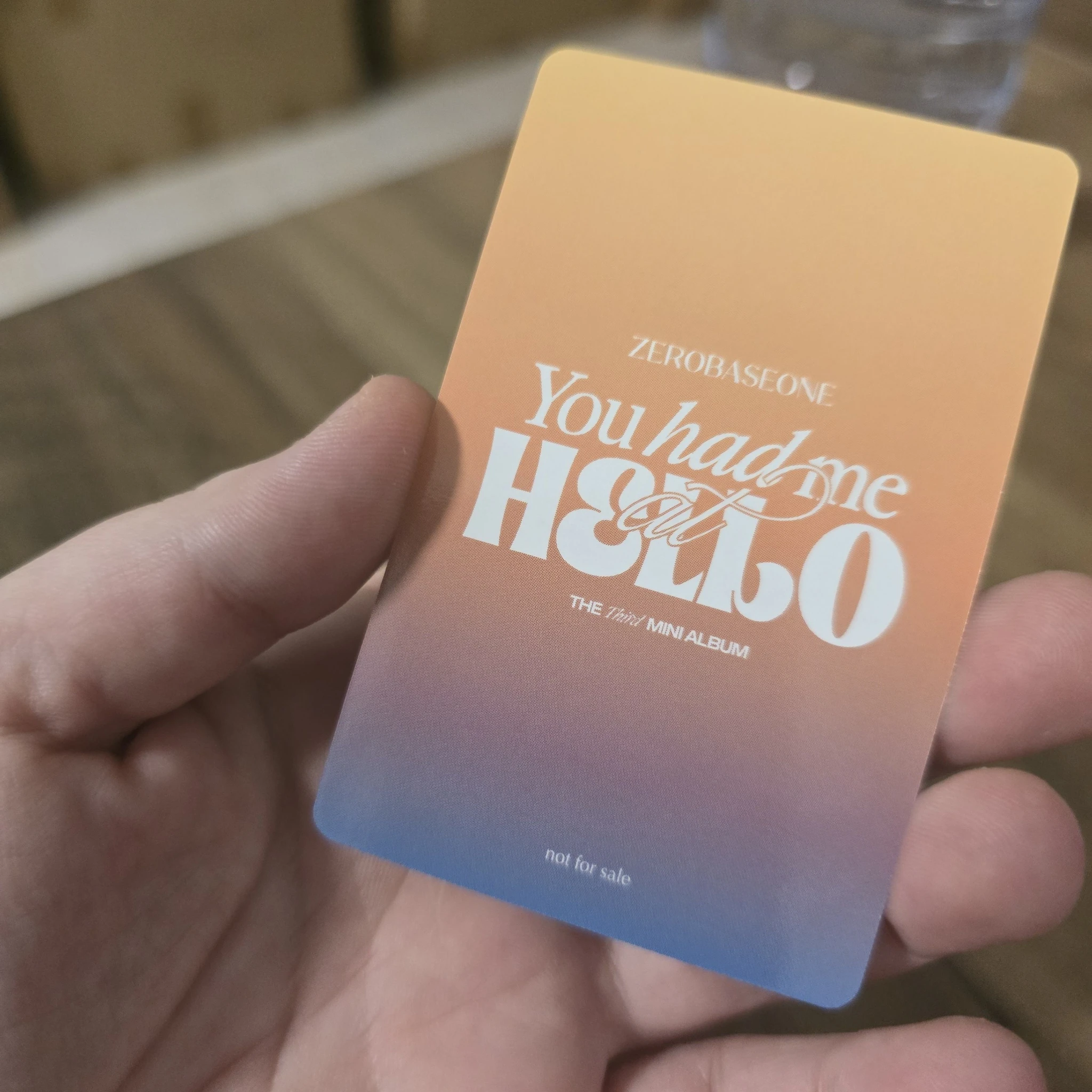 ZEROBASEONE Yujin ZEROBASEONE - Yujin - You had me at HELLO Album tower records lucky draw listing photo 2