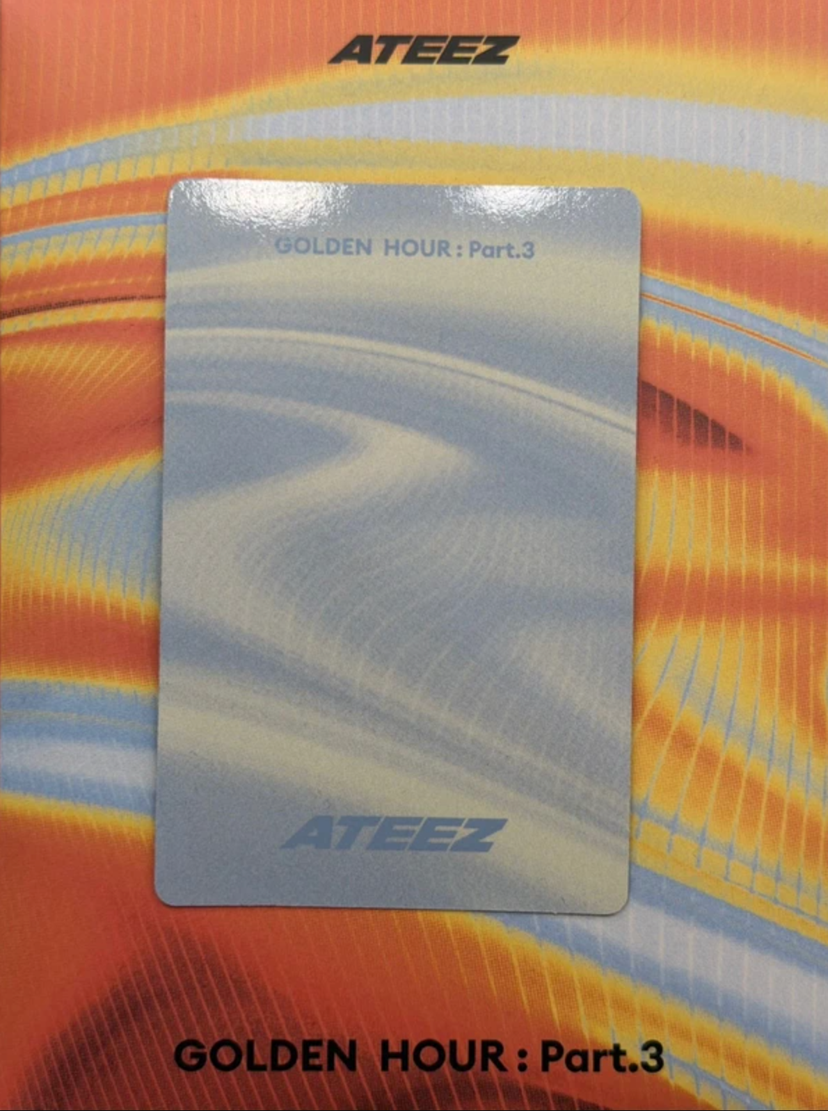 ATEEZ Jongho ATEEZ - Jongho - Golden Hour : Part.3 Album poca album listing photo 2