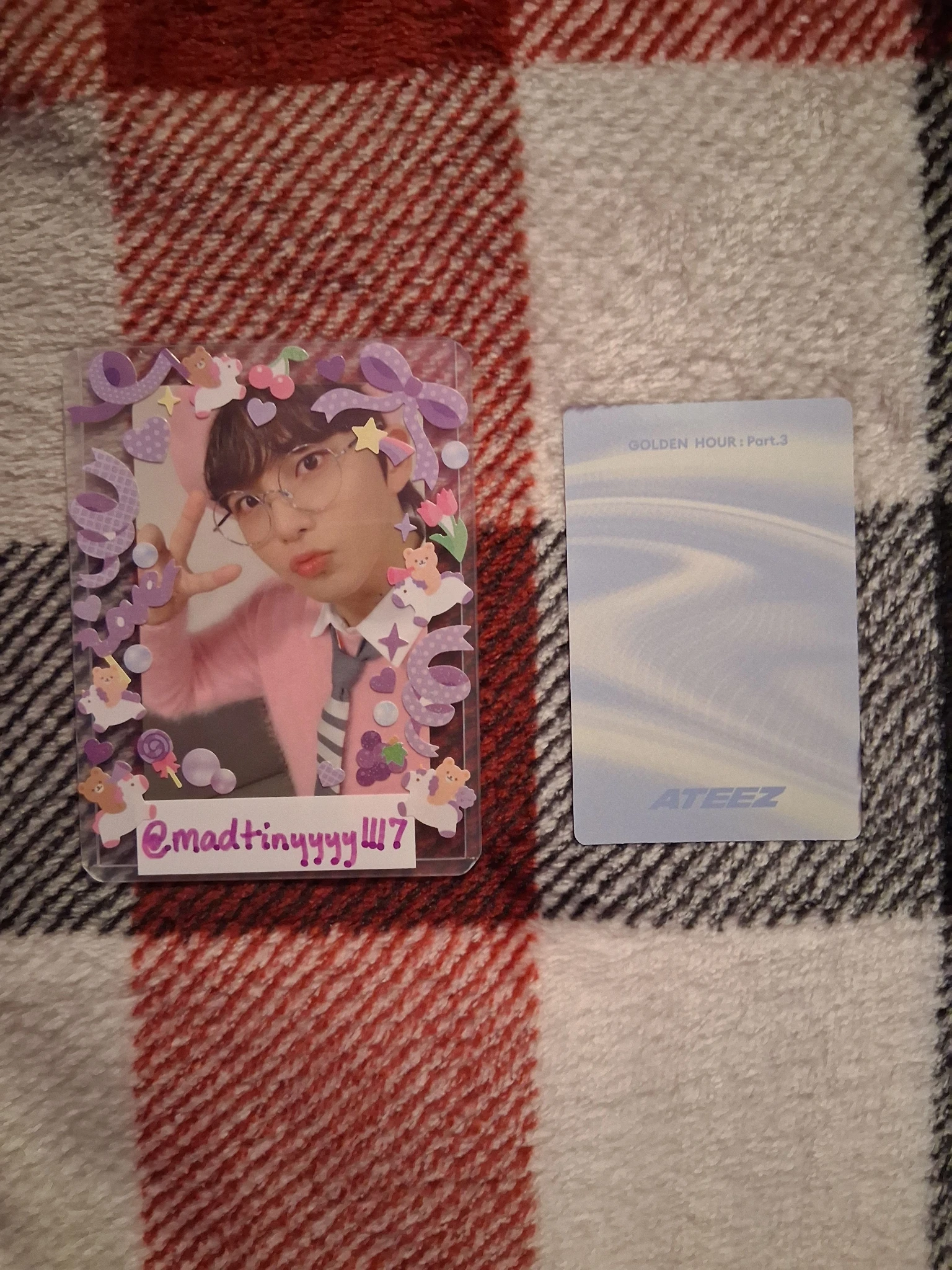 ATEEZ San ATEEZ - San - Golden Hour : Part.3 Album poca album photocard 1 listing photo 2
