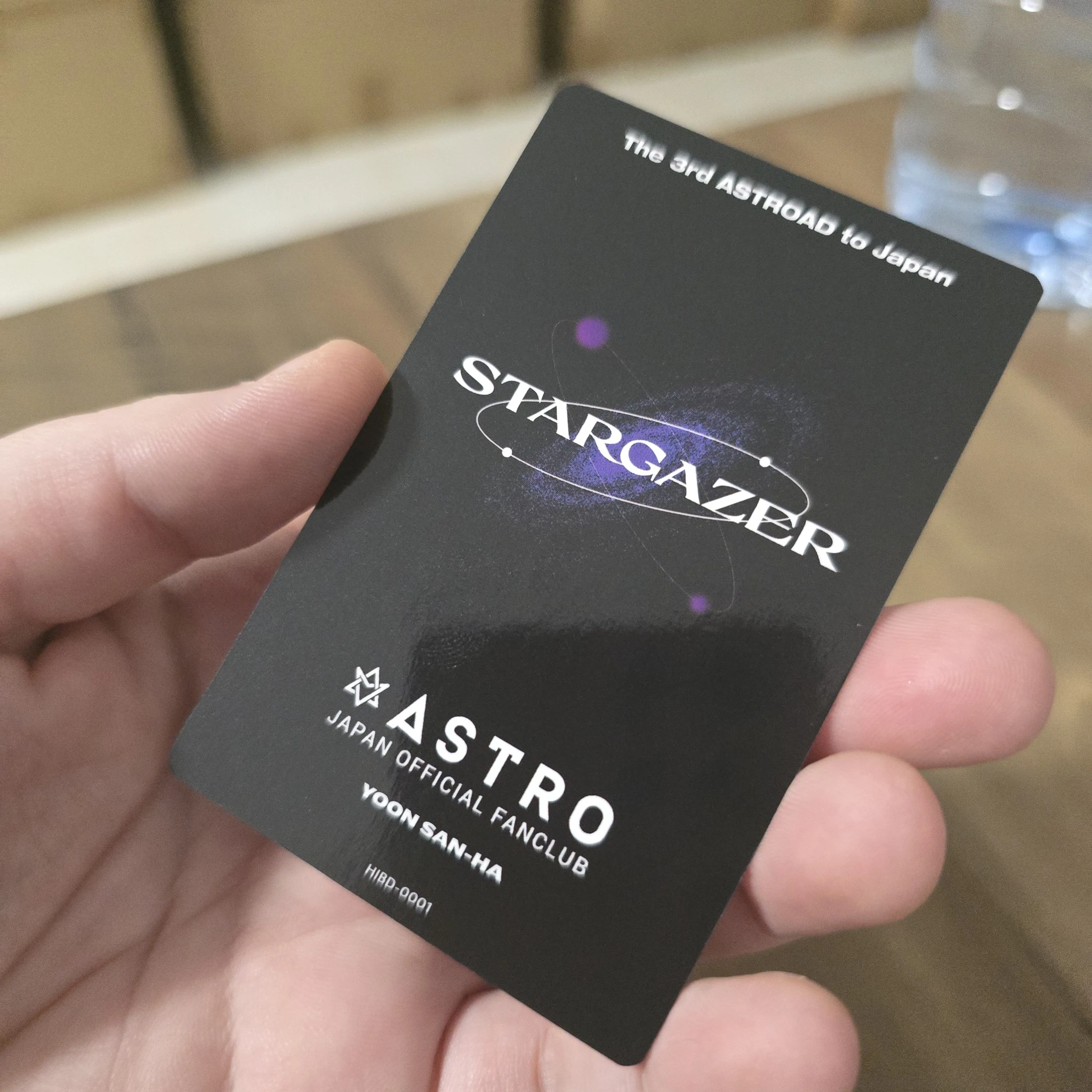 ASTRO Yoon San-ha ASTRO - Yoon San-ha - The 3rd ASTROAD to Japan [STARGAZER] (Blu-Ray) Other jpfc (japan fanclub) fanclub version pob (pre-order benefit) photocard set listing photo 2