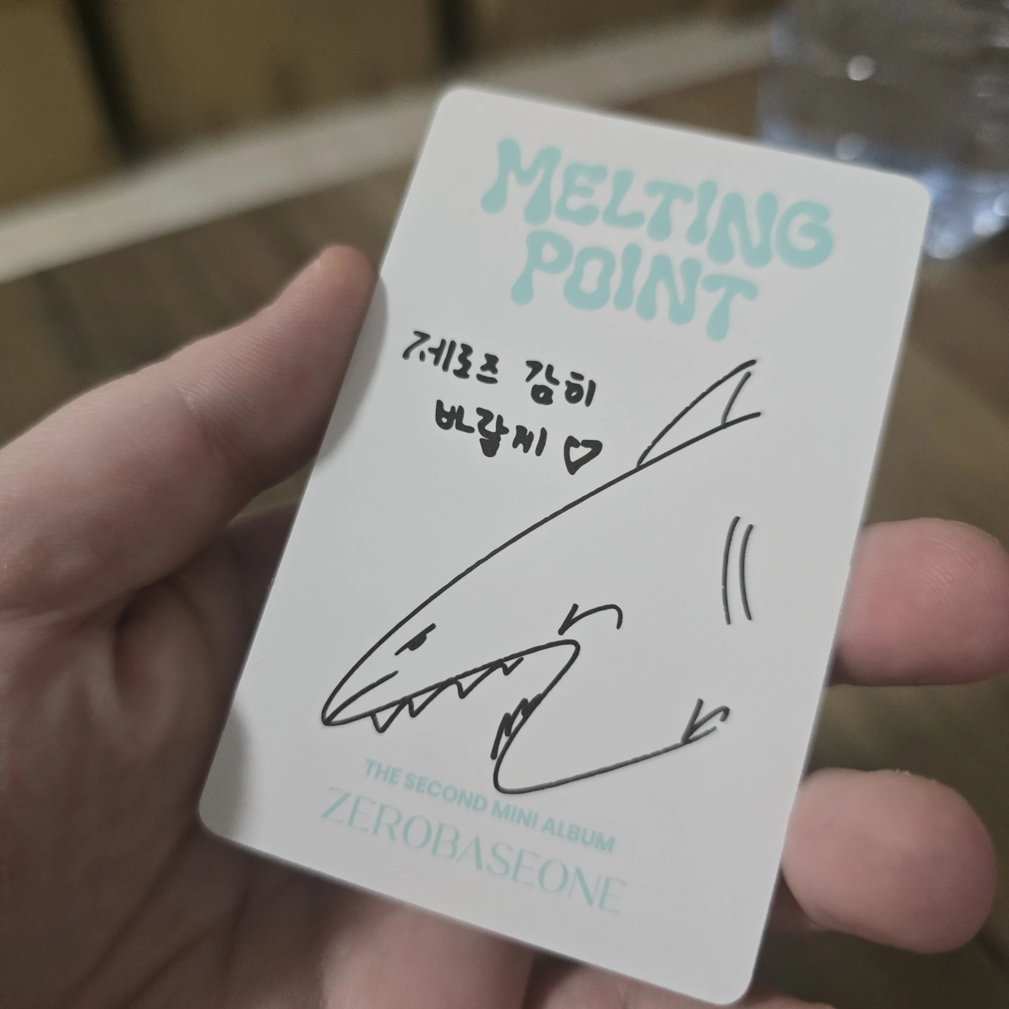 ZEROBASEONE Taerae ZEROBASEONE - Taerae - Melting Point Album album photocard mystery version A version listing photo 2