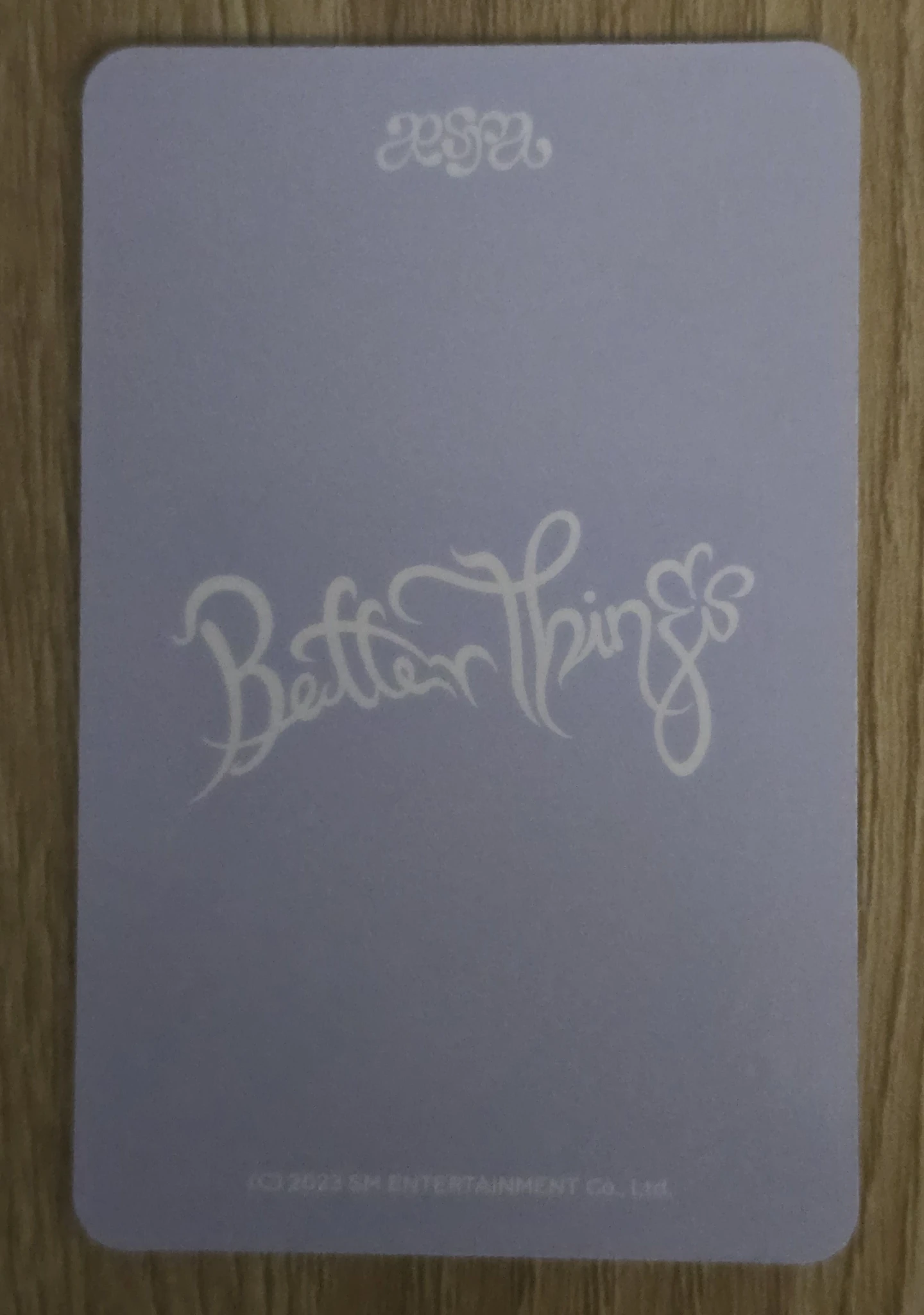 aespa Winter aespa - Winter - Better Things Album A version merch photocard trading card holographic (hologram) listing photo 2