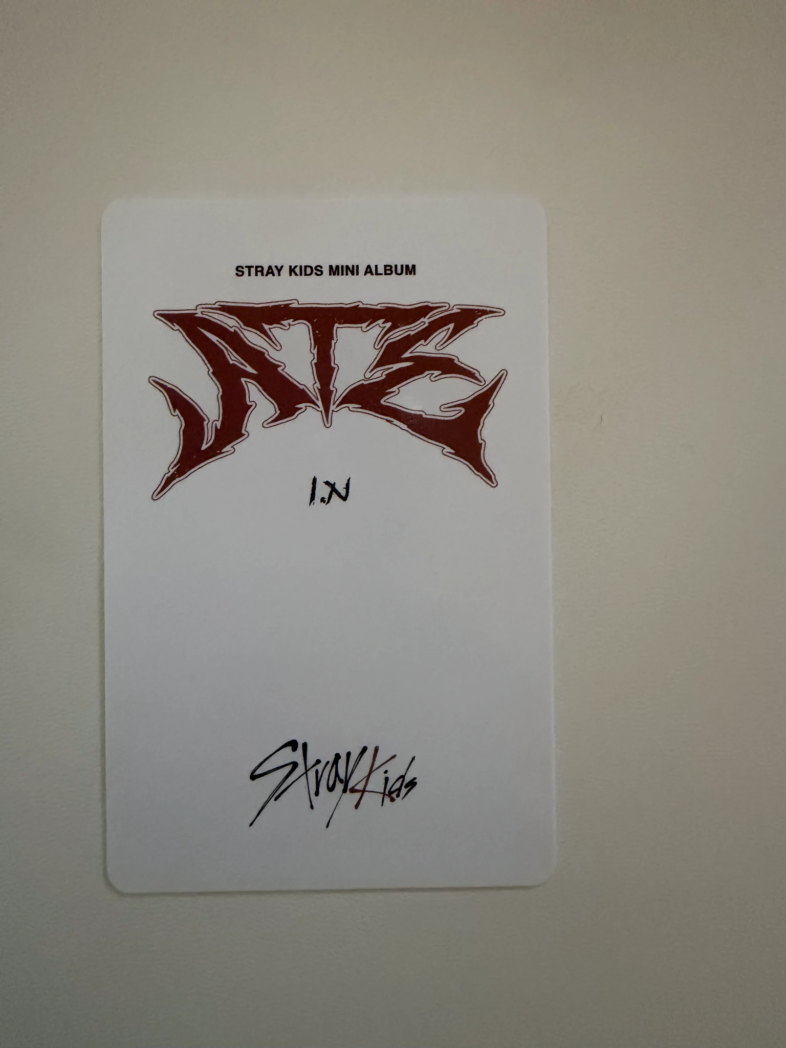 Stray Kids I.N Stray Kids - I.N - ATE Album album photocard nemo version B version listing photo 2