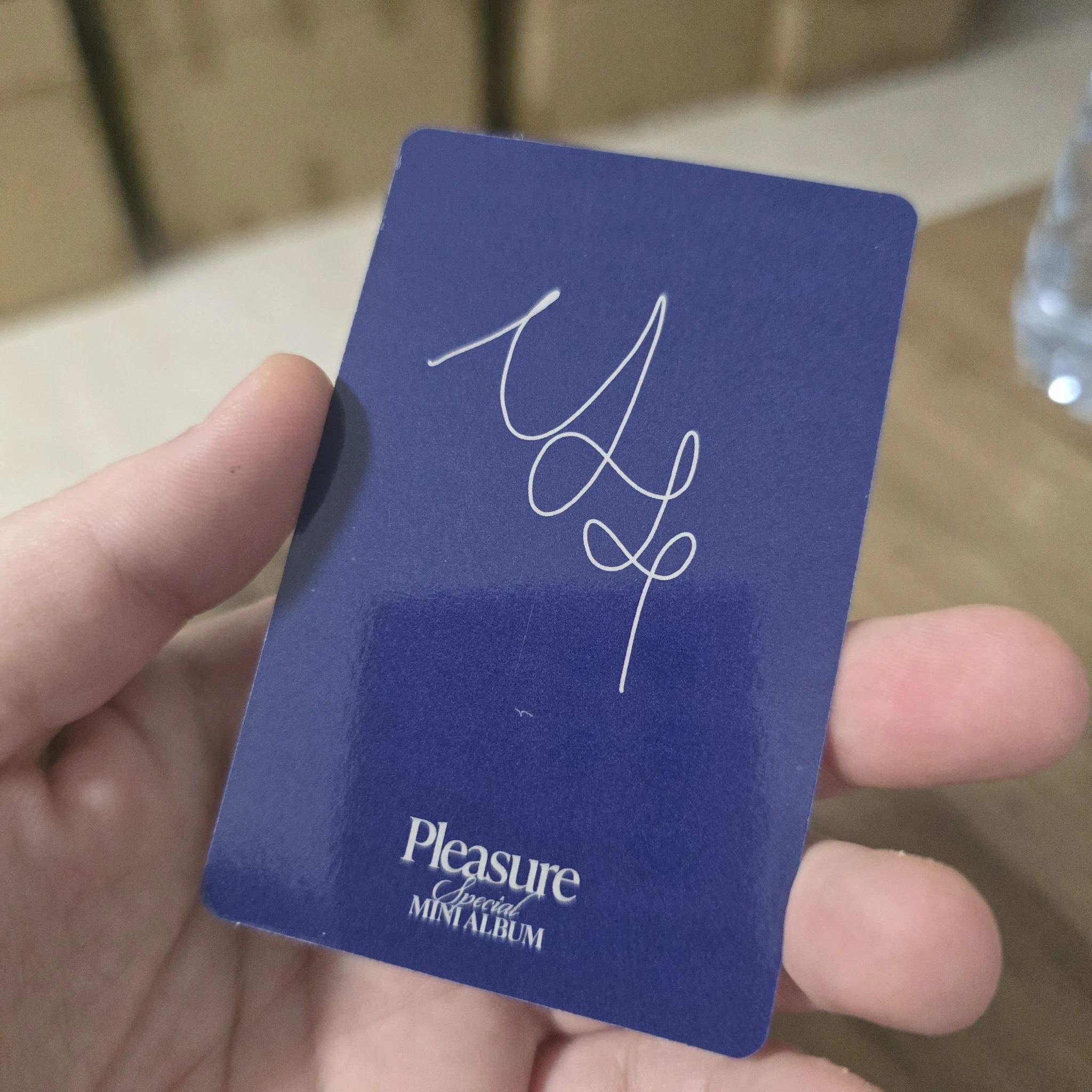 TREASURE Yoon Jaehyuk TREASURE - Yoon Jaehyuk - Pleasure Album album photocard blue version listing photo 2